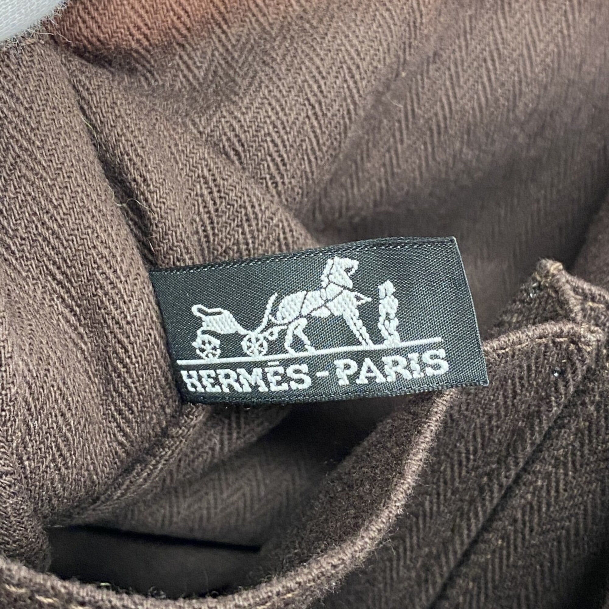 Hermes Brown Leather Handbag (Pre-Owned)