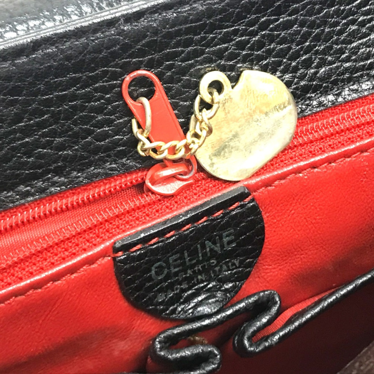 Celine Black Leather Handbag (Pre-Owned)