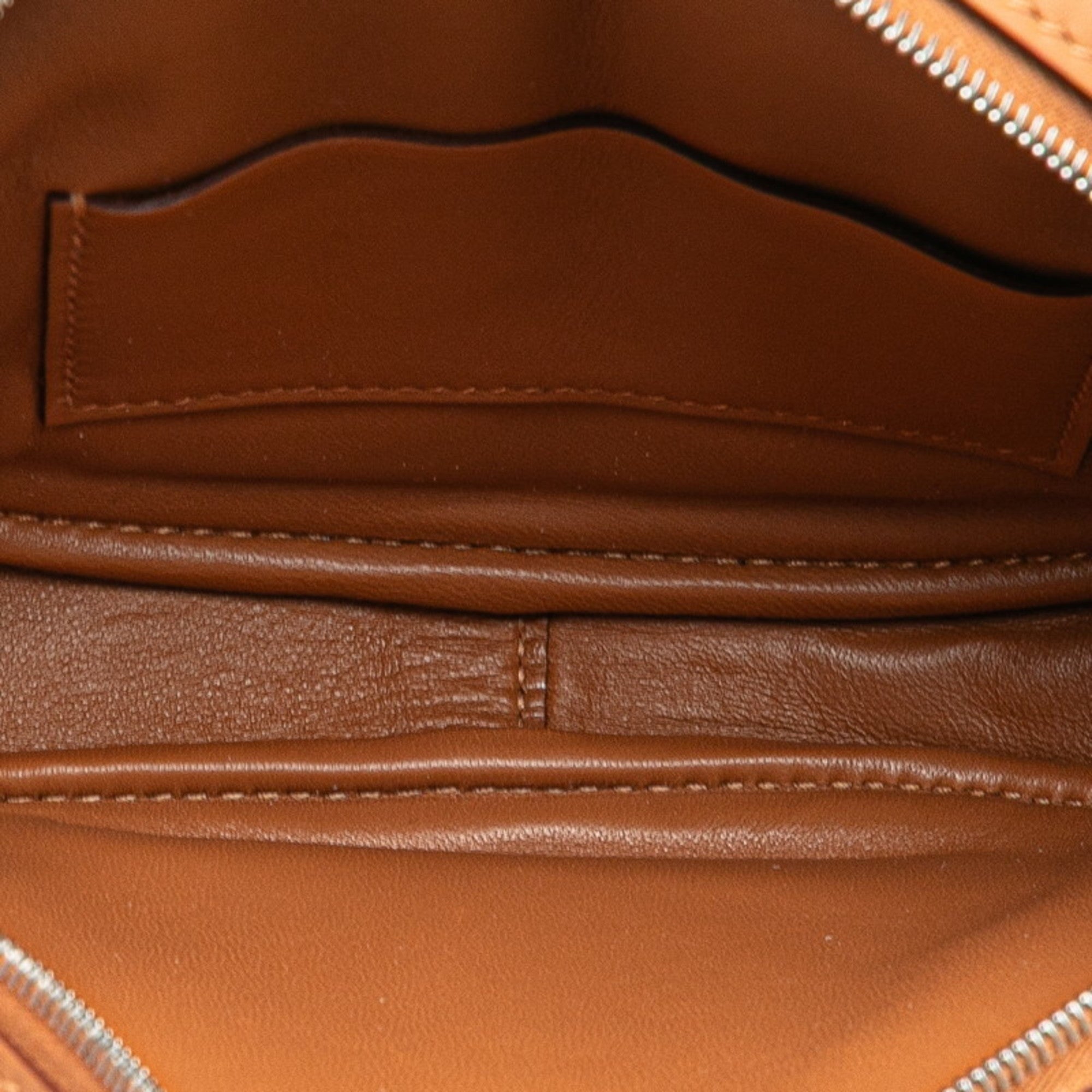 Hermes Gold Brown Leather Fanny Pack Sling Bag (Pre-Owned)