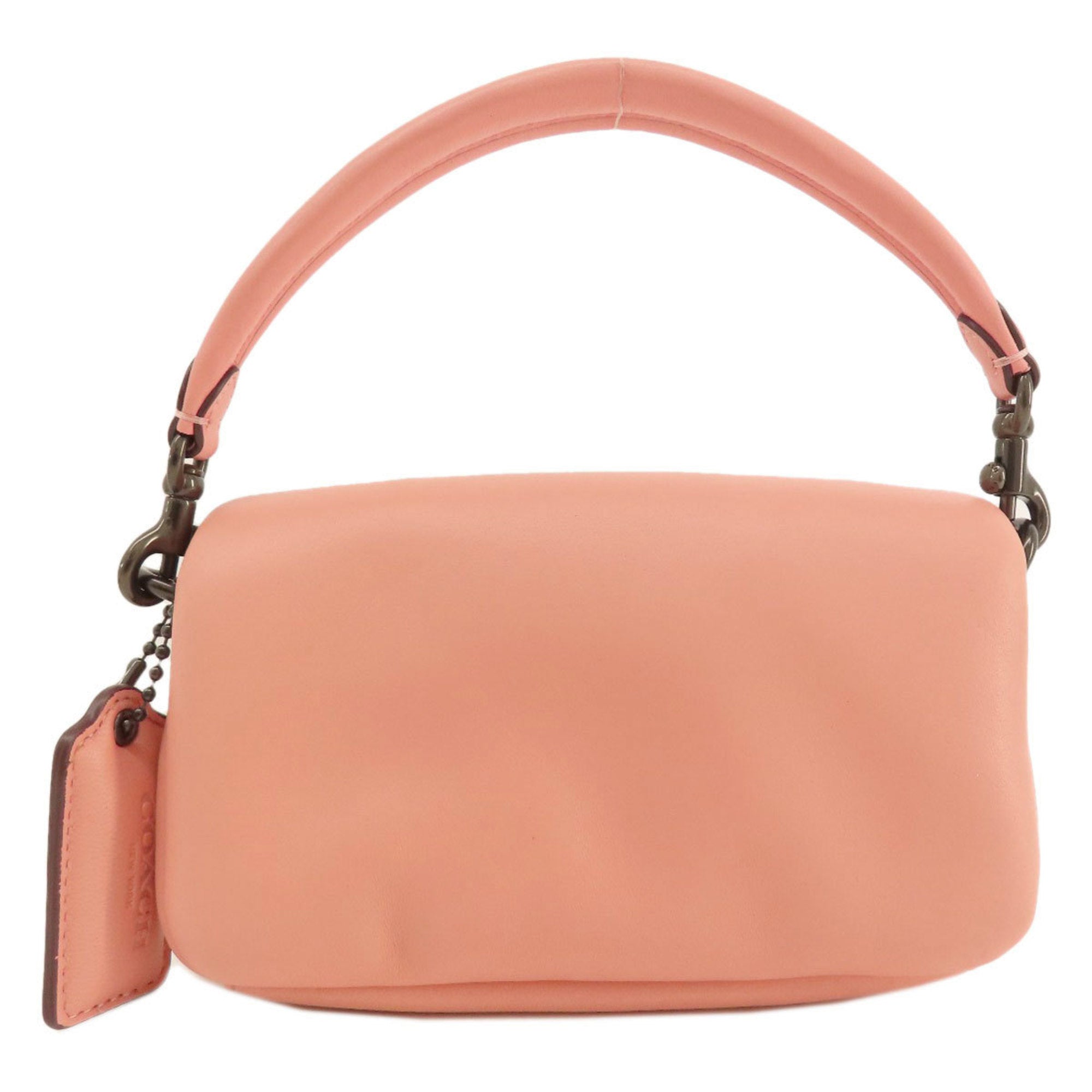 Coach Pink Leather Handbag (Pre-Owned)