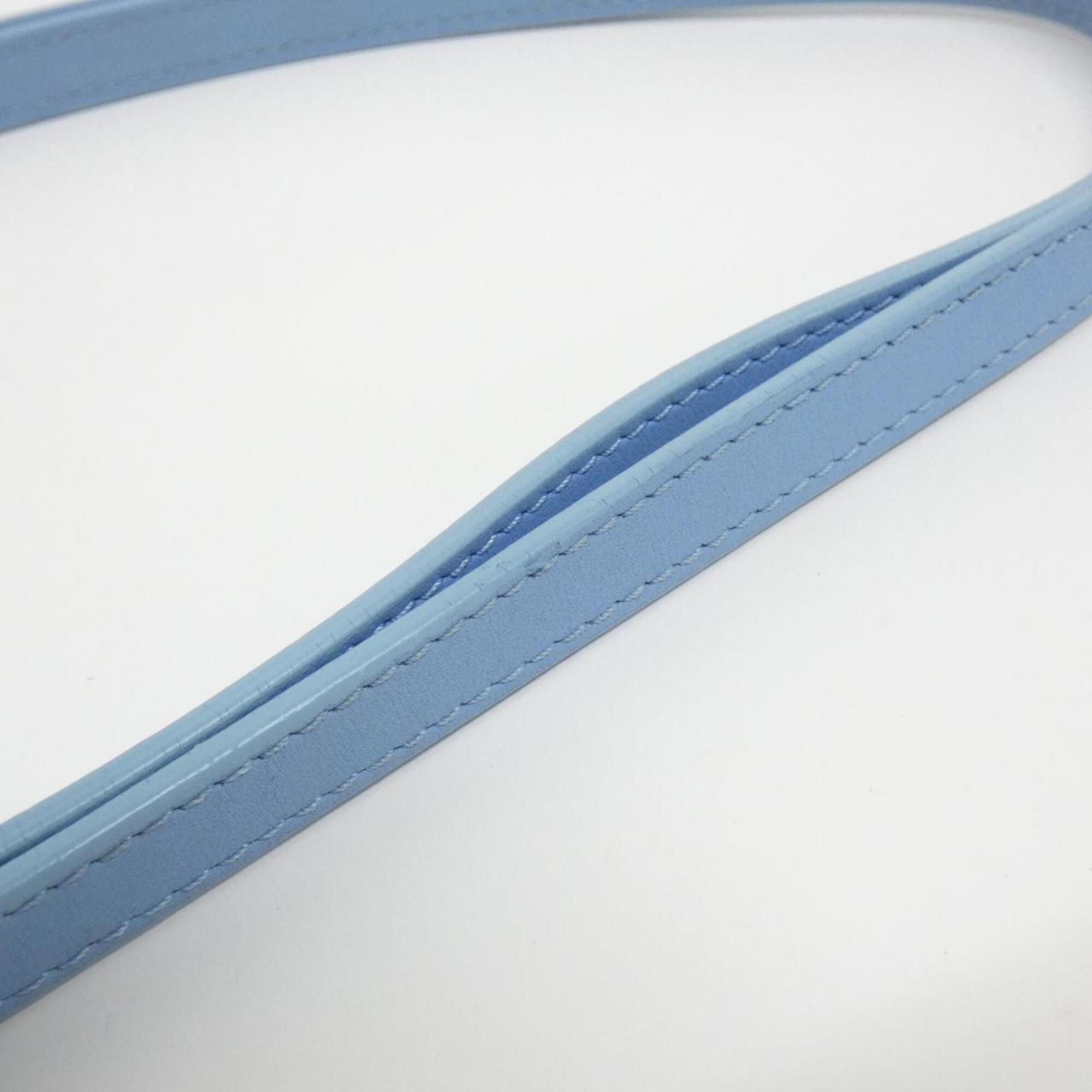 Louis Vuitton Monogram Sky Blue Coated Canvas Shoulder Bag (Pre-Owned)