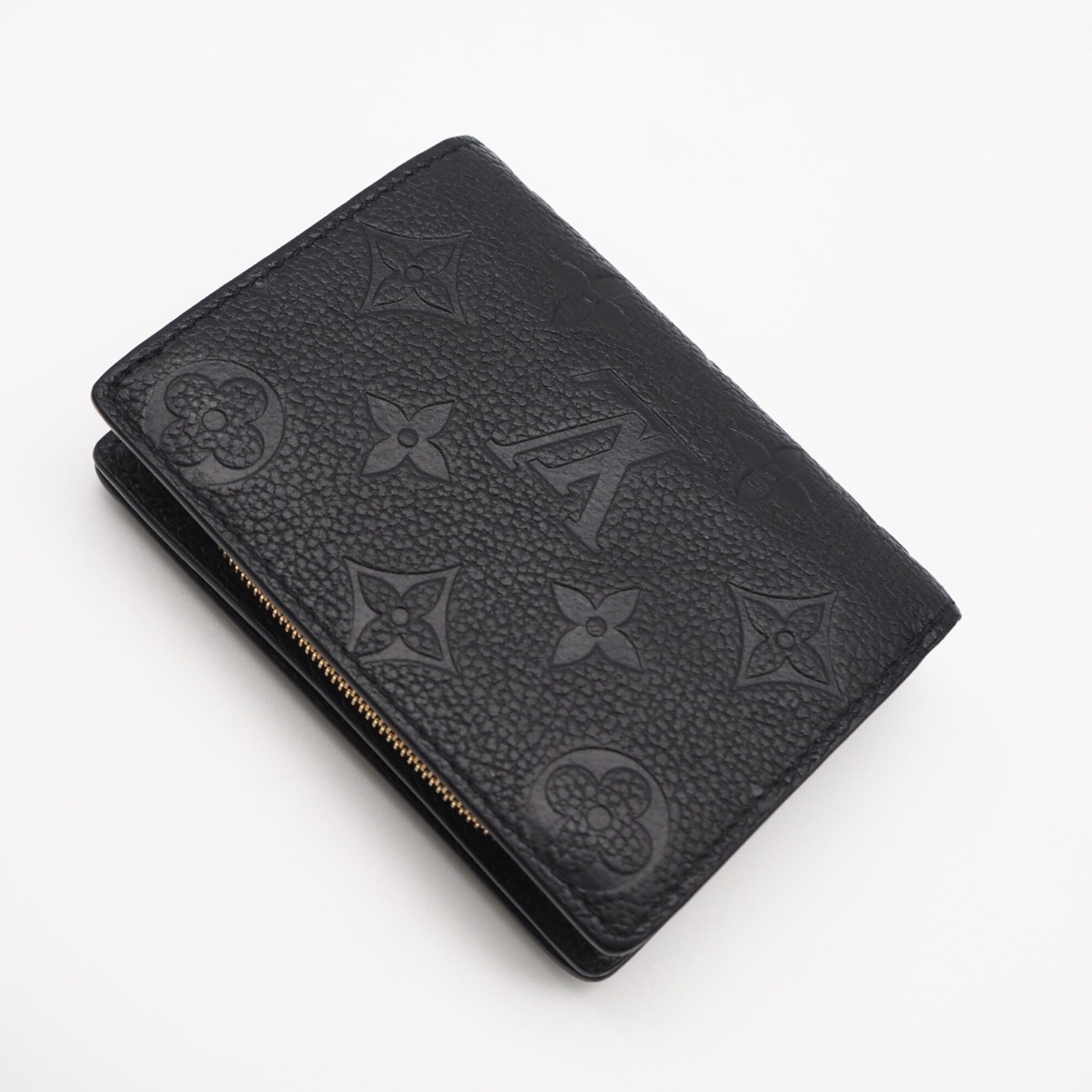 Louis Vuitton Monogram Empreinte Black Noir Leather Wallet (Bi-Fold) (Pre-Owned)