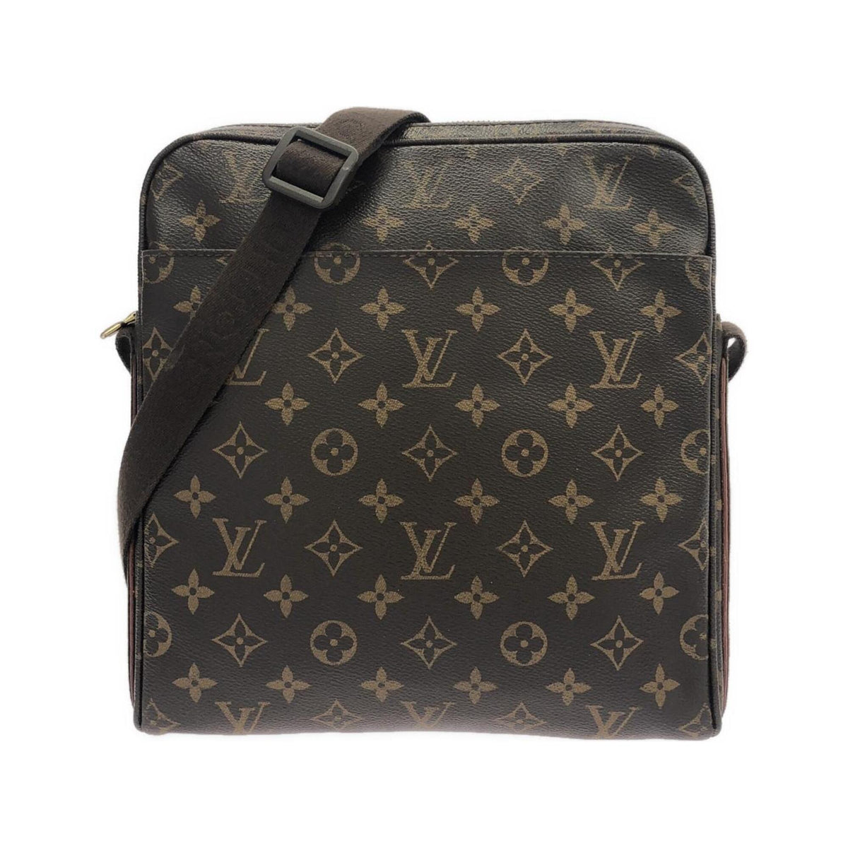 Louis Vuitton Marron Coated Canvas Shoulder Bag (Pre-Owned)