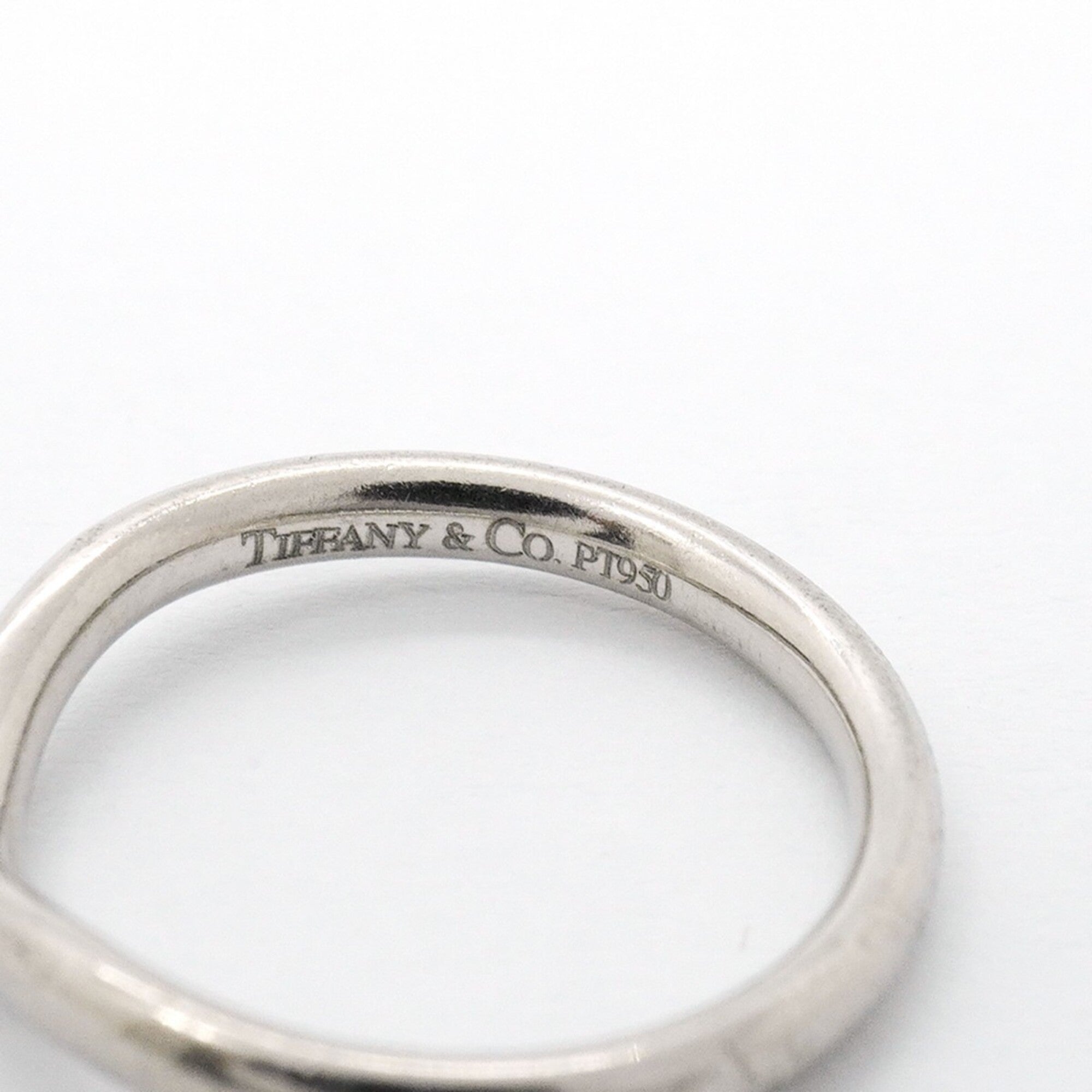 Tiffany Platinum 950 Band Ring (Pre-Owned)