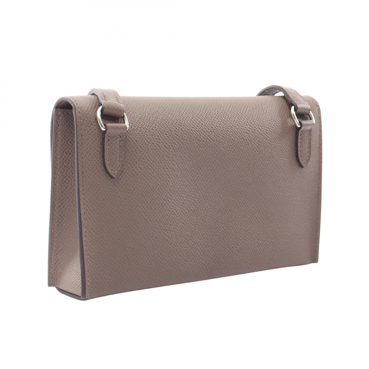 Hermes Gray Epsom Leather Leather Handbag Shoulder Bag (Pre-Owned)