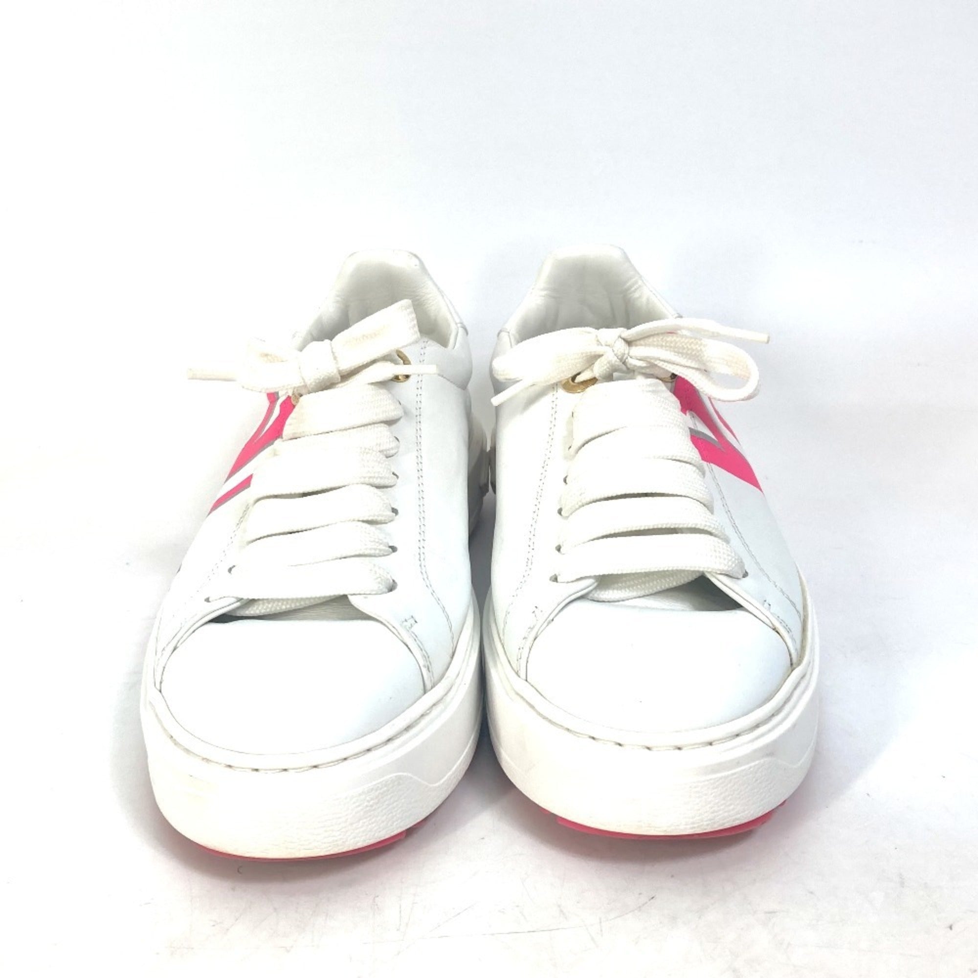 Louis Vuitton Pink White Sneakers (Pre-Owned)