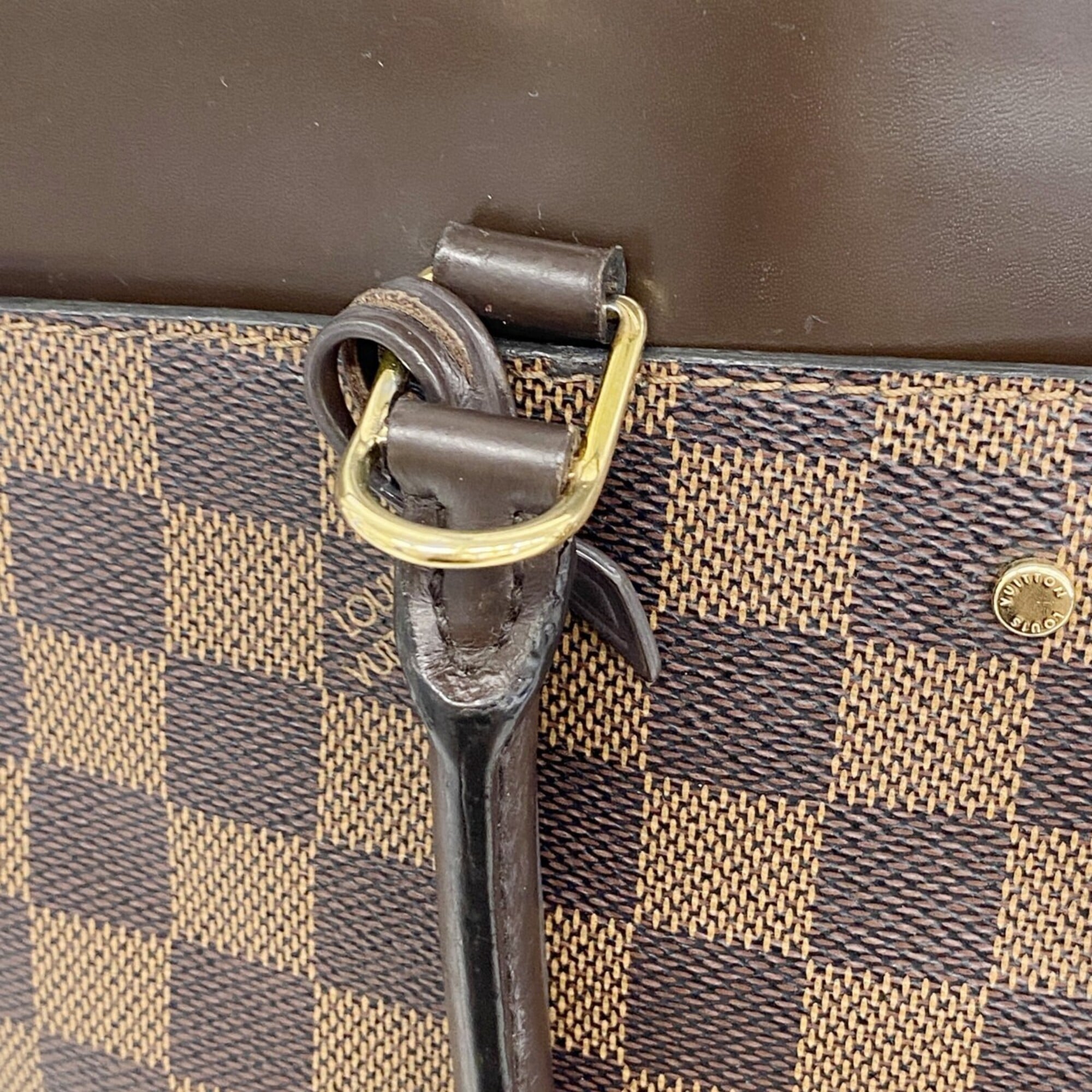 Louis Vuitton Ebene Handbag (Pre-Owned)