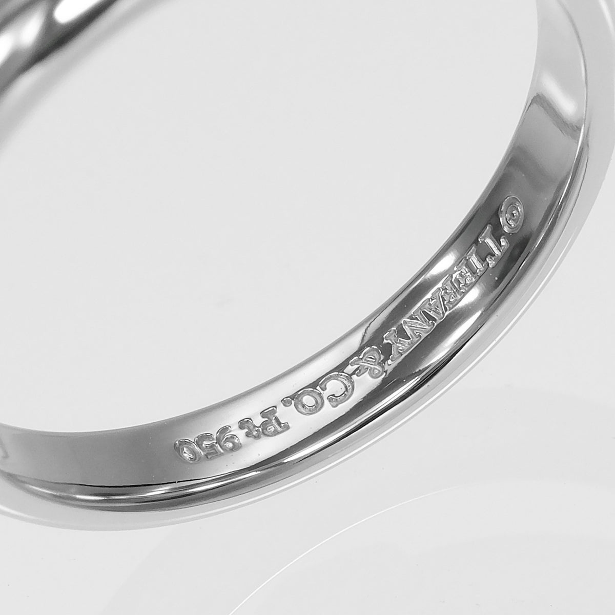 Tiffany Platinum 950 Band Ring (Pre-Owned)
