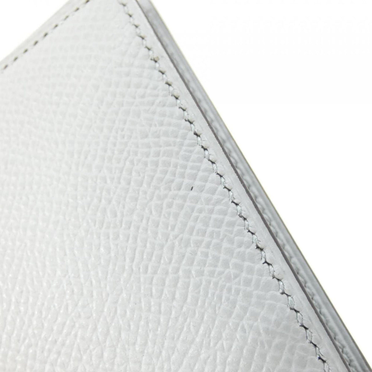 Hermes Blue Gray Epsom Leather Long Wallet (Bi-Fold) (Pre-Owned)