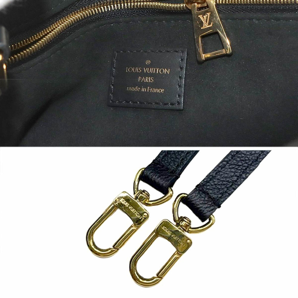 Louis Vuitton Noir Monogram Empreinte Handbag Tote Bag (Pre-Owned)
