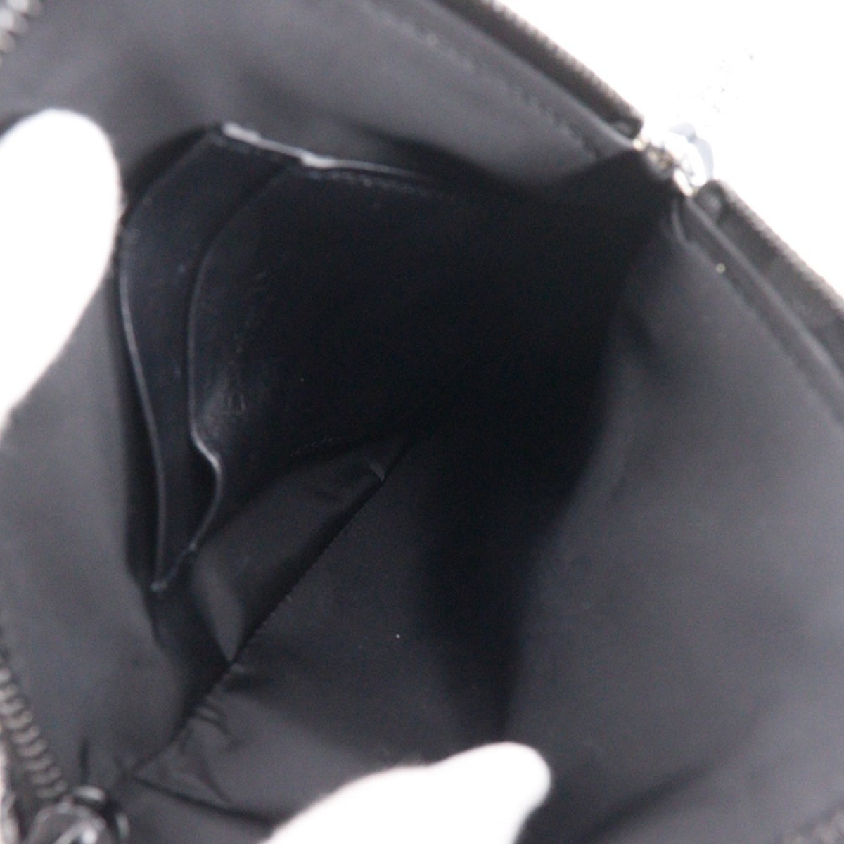 Christian Dior Black White Nylon Pouch Shoulder Bag (Pre-Owned)