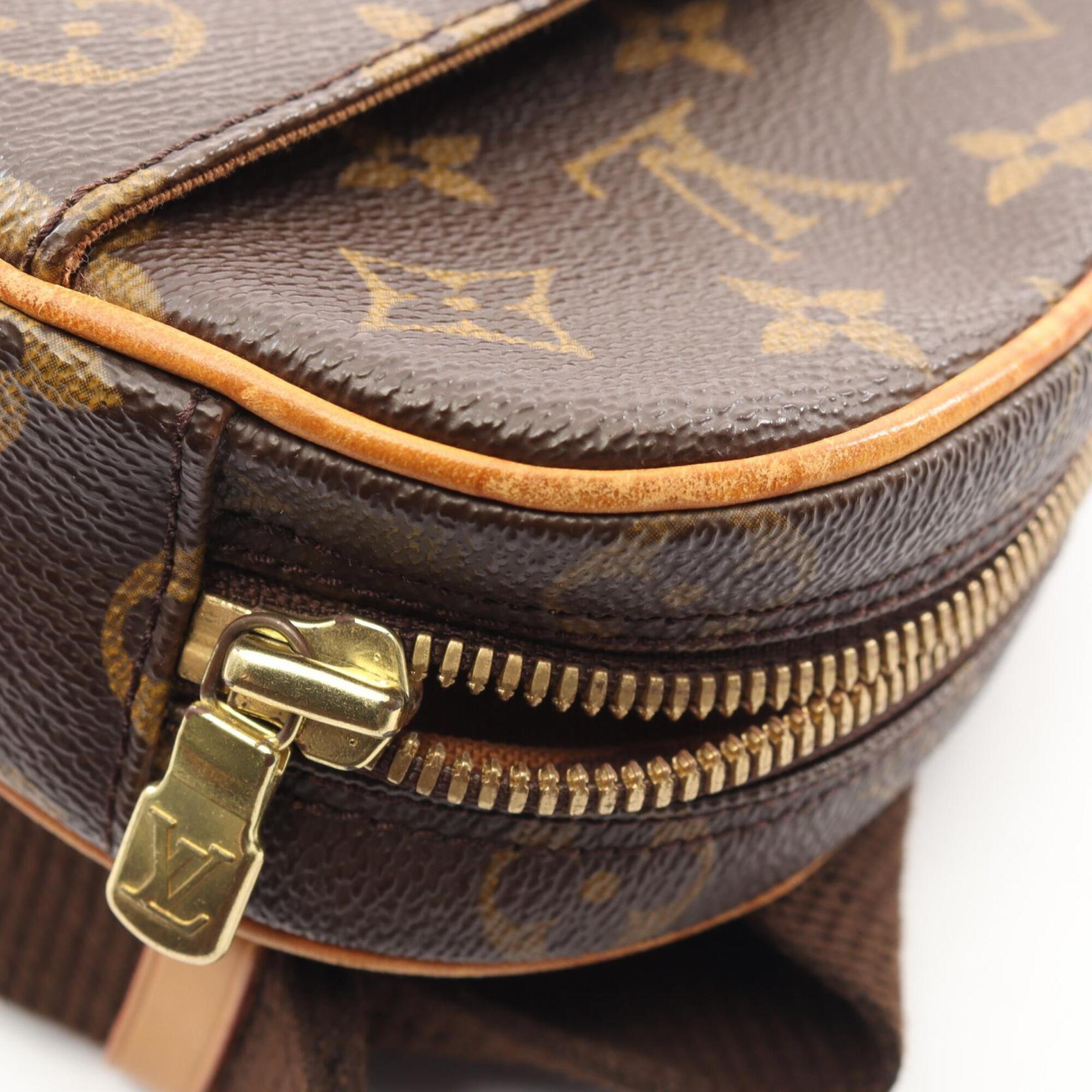 Louis Vuitton Brown Monogram Coated Canvas Leather Fanny Pack Sling Bag (Pre-Owned)