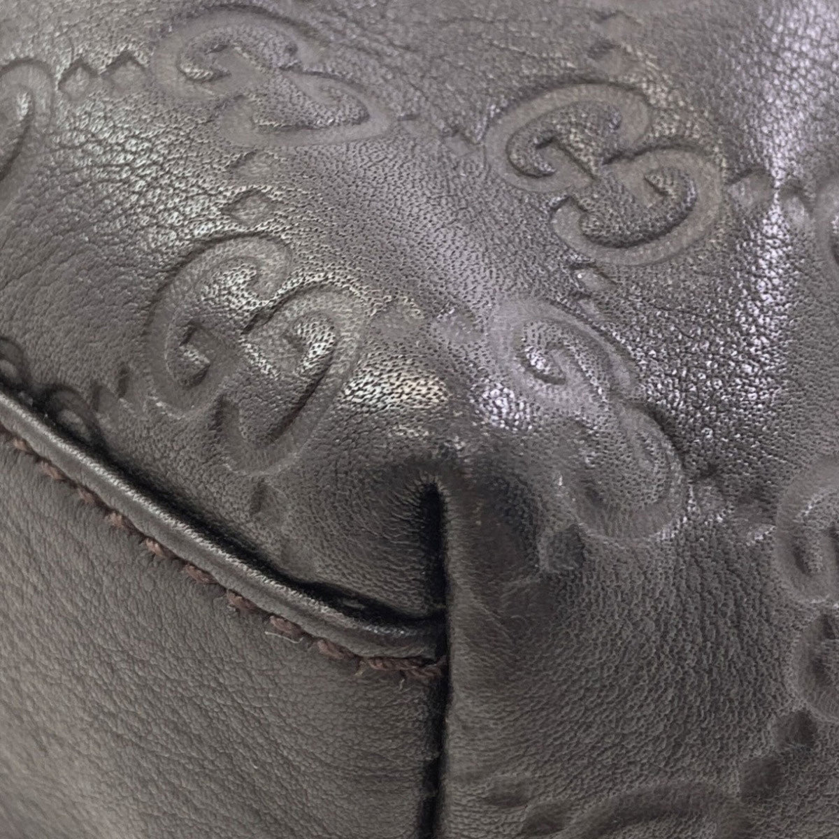 Gucci Black Leather Tote Bag (Pre-Owned)