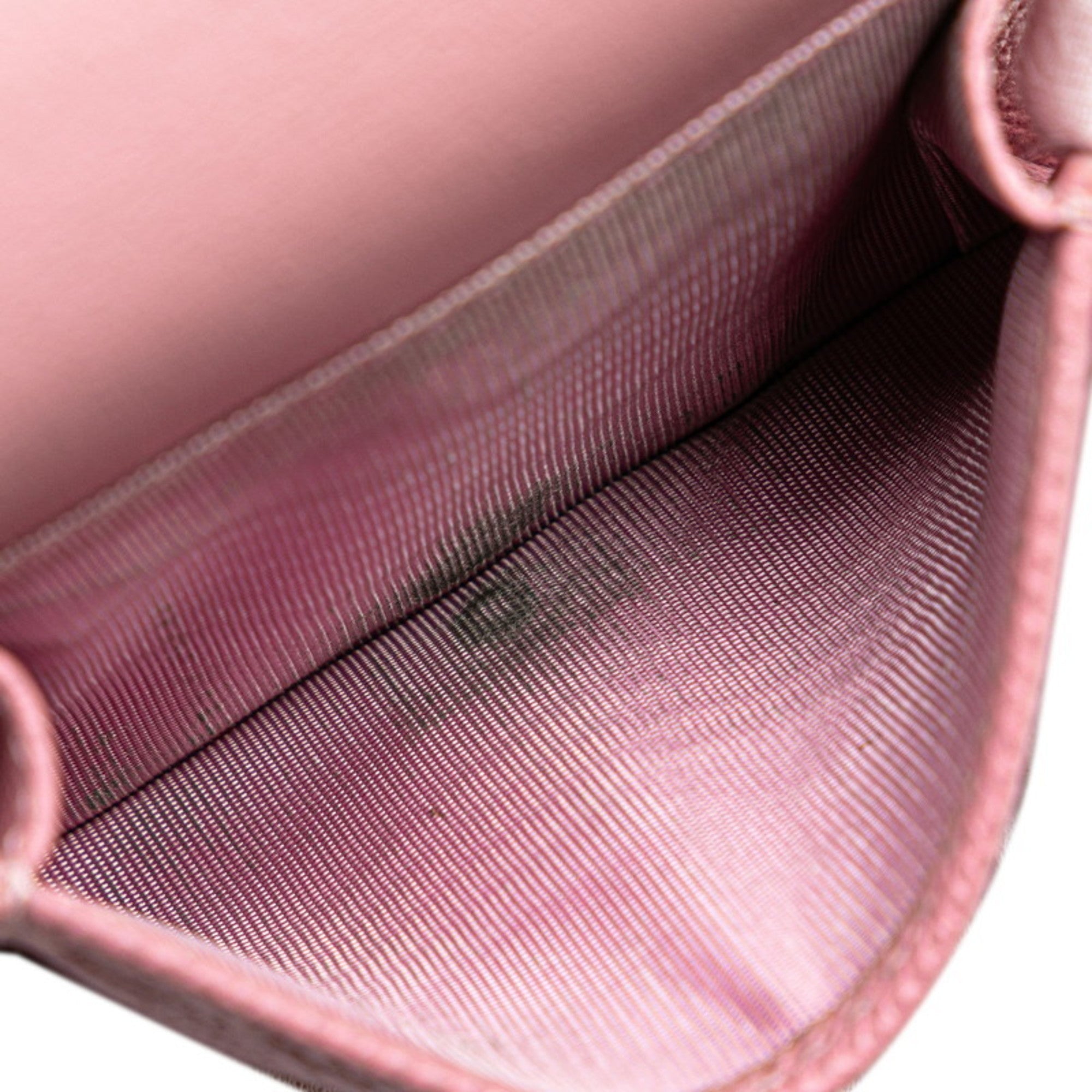 Christian Dior Pink Leather Wallet (Bi-Fold) (Pre-Owned)