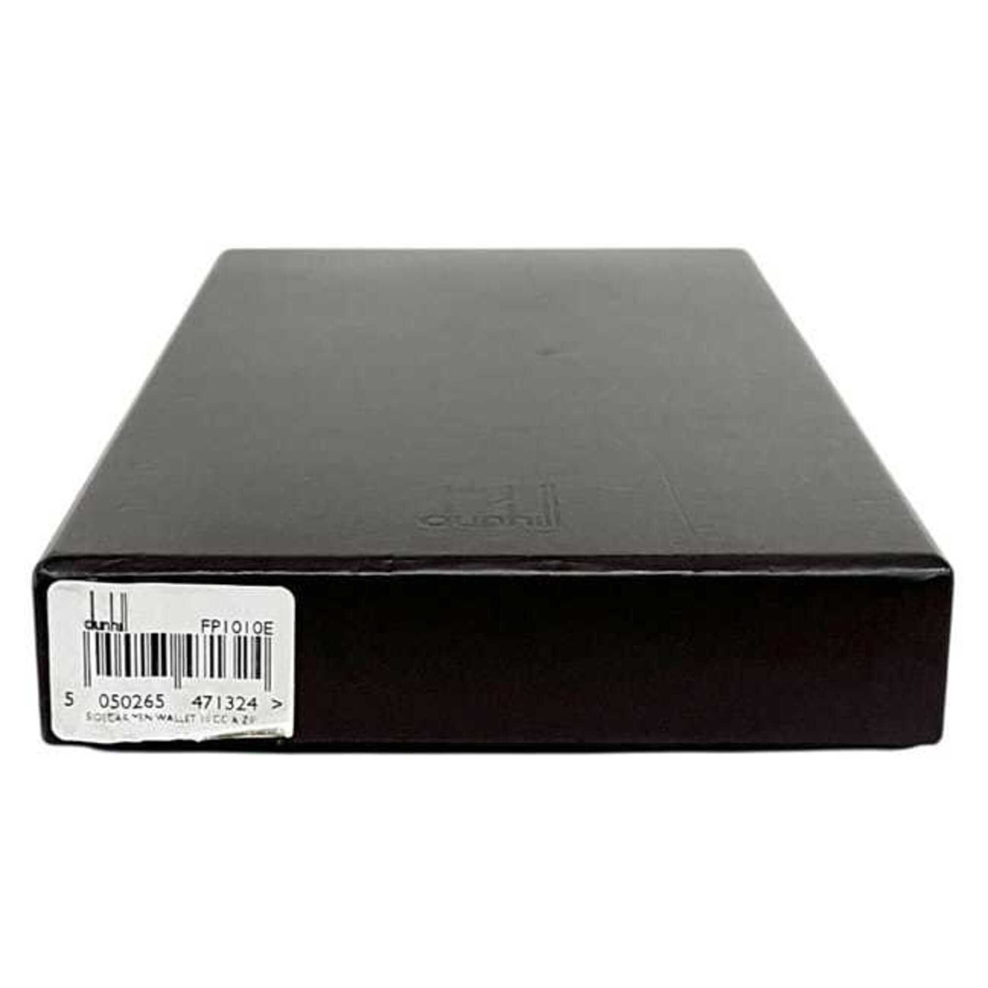 Dunhill Brown Dark Brown Leather Long Wallet (Bi-Fold) (Pre-Owned)