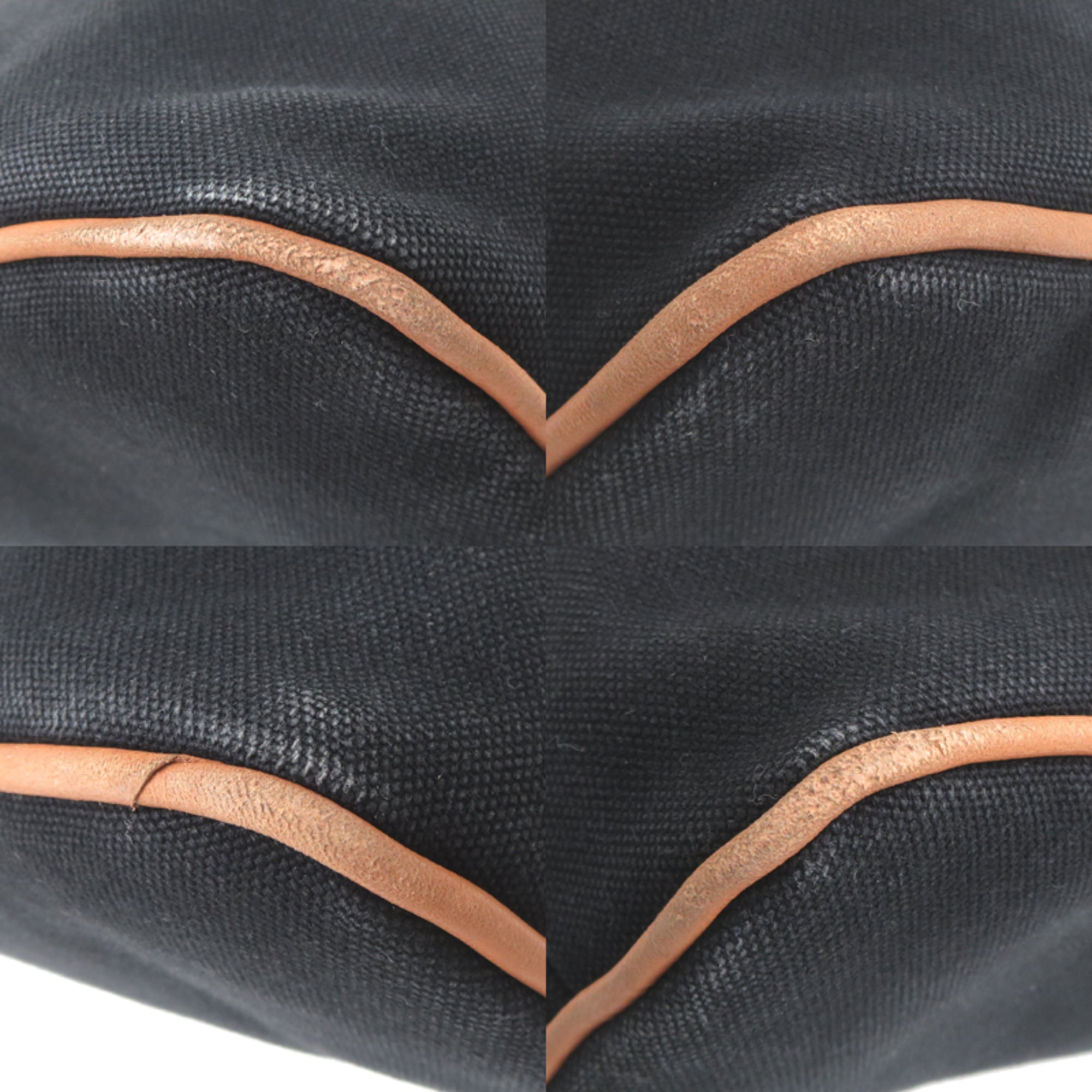 Hermes Black Cotton Pouch (Pre-Owned)