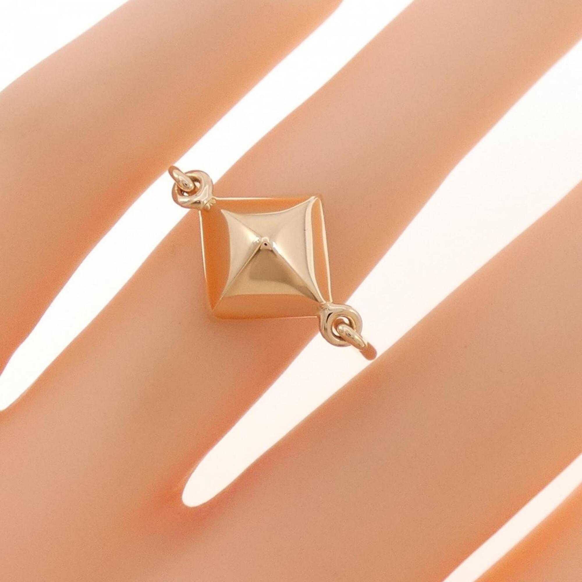 Hermes Pink Gold (18K) Band Ring (Pre-Owned)