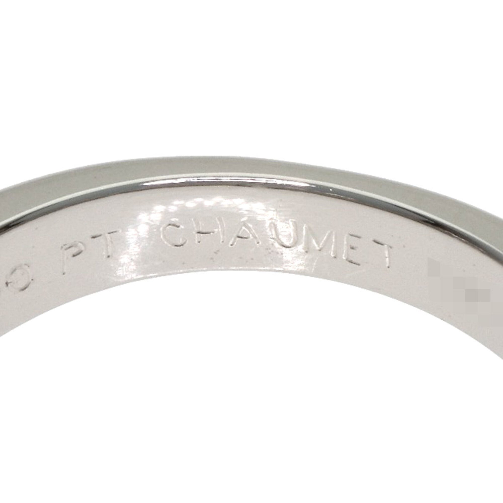 Chaumet Platinum Platinum 950 Band Ring (Pre-Owned)