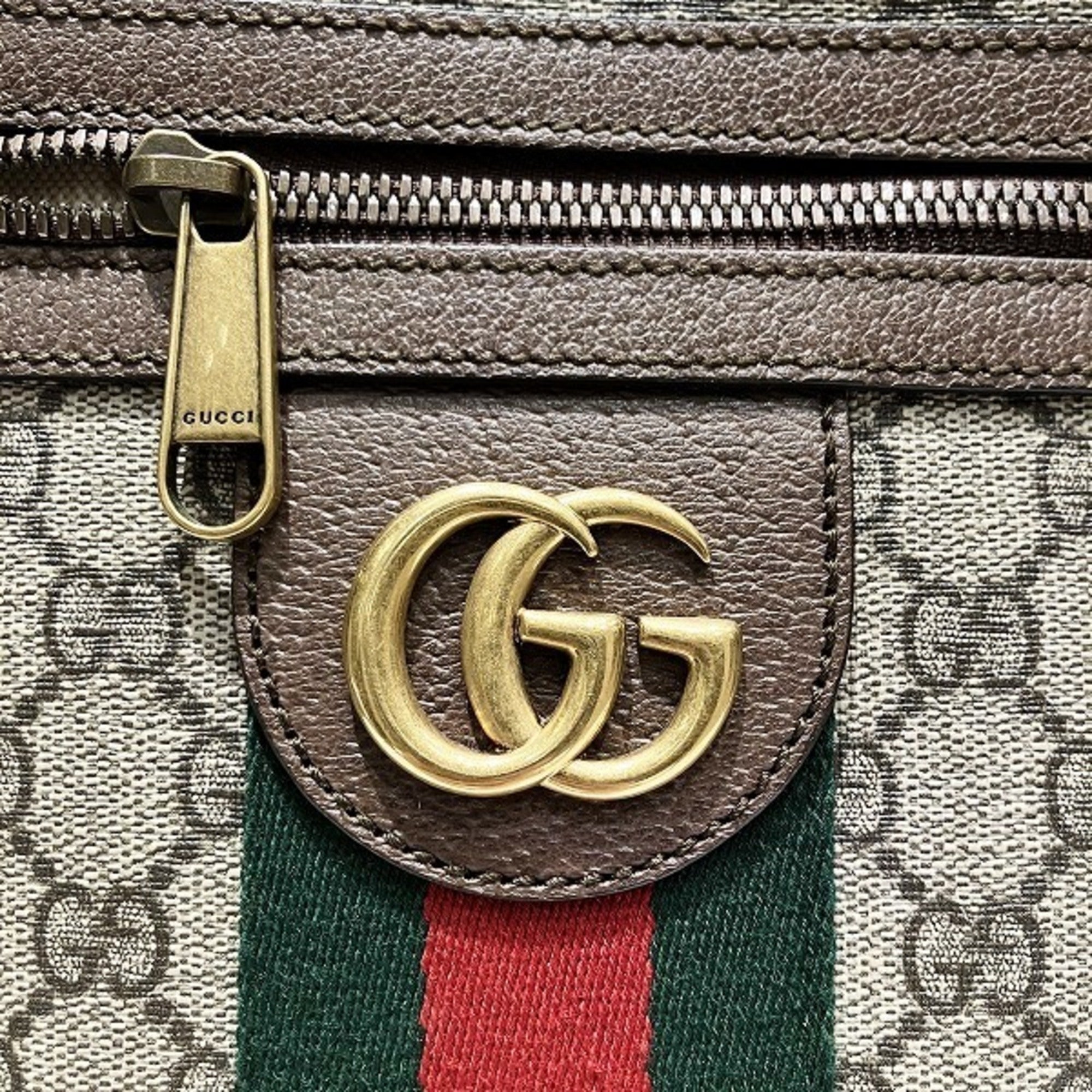 Gucci Beige Gg Supreme Handbag Shoulder Bag (Pre-Owned)