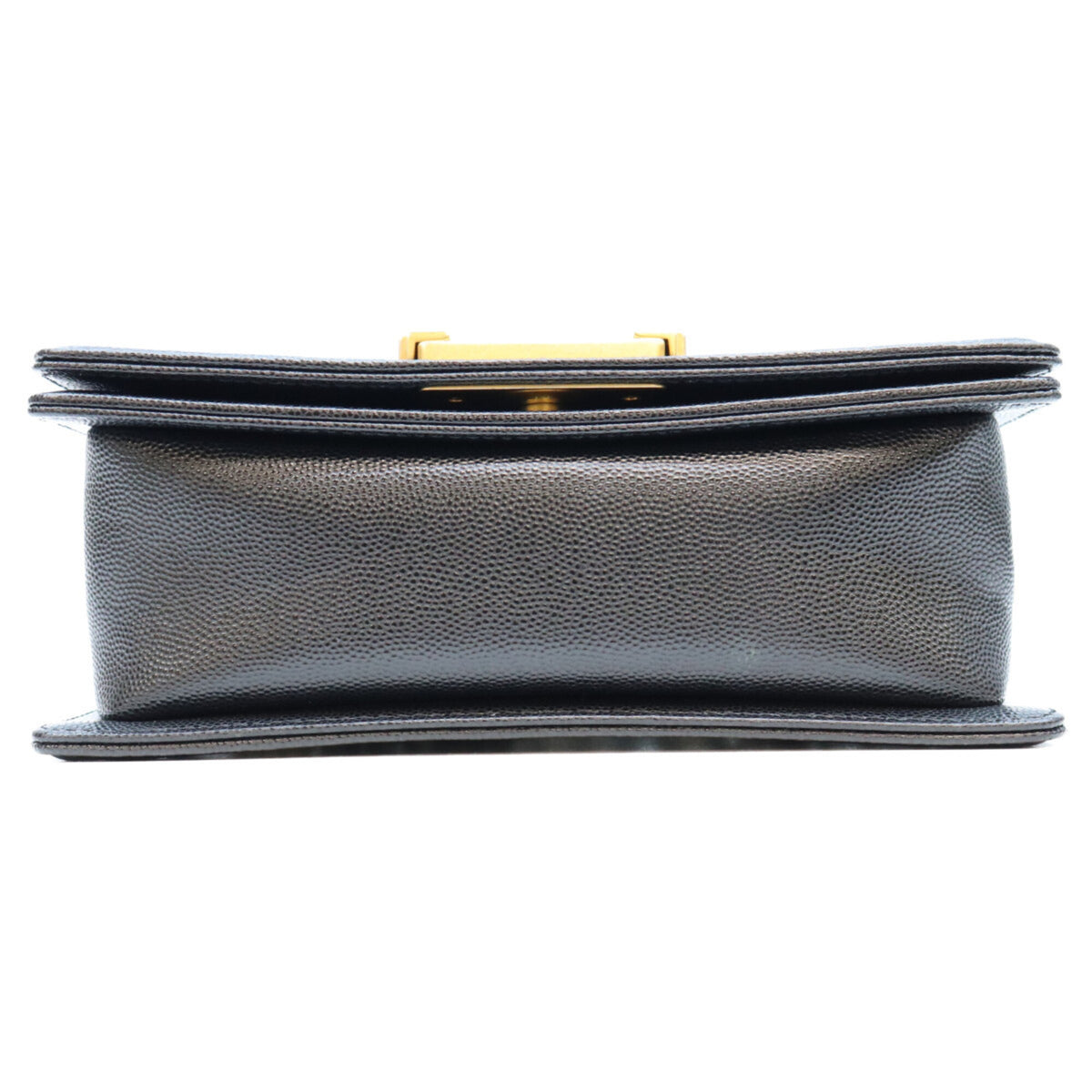 Chanel Black Grained Calfskin Shoulder Bag (Pre-Owned)