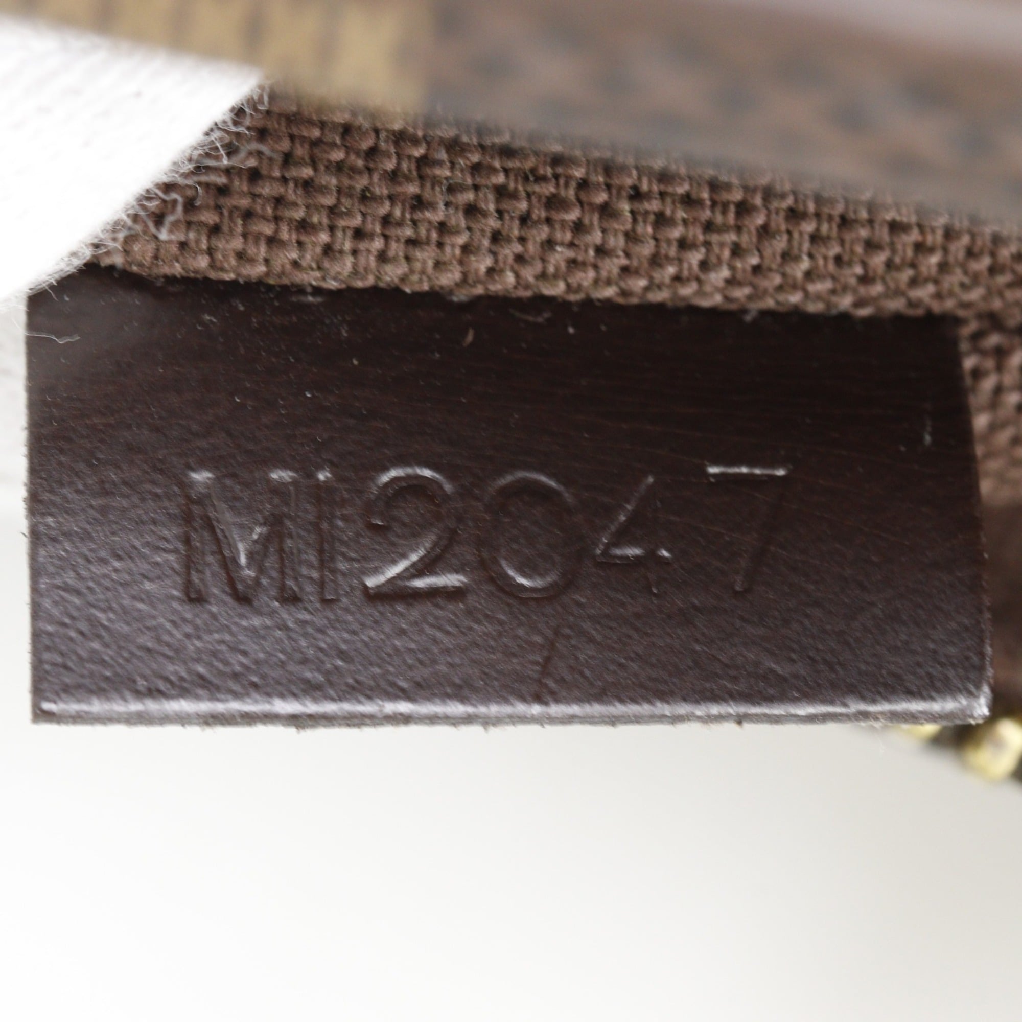 Louis Vuitton Brown Damier Canvas Shoulder Bag (Pre-Owned)