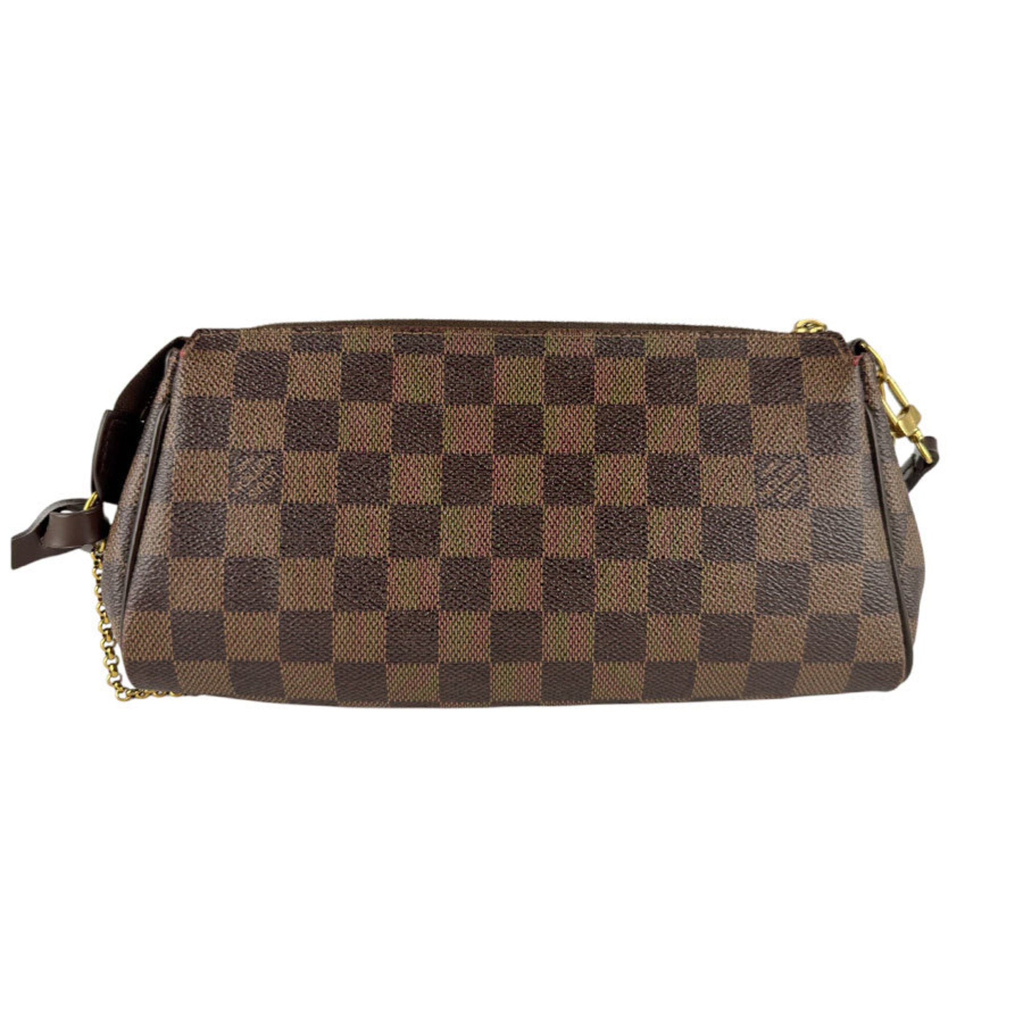 Louis Vuitton Damier Canvas Ebene Damier Canvas Shoulder Bag (Pre-Owned)