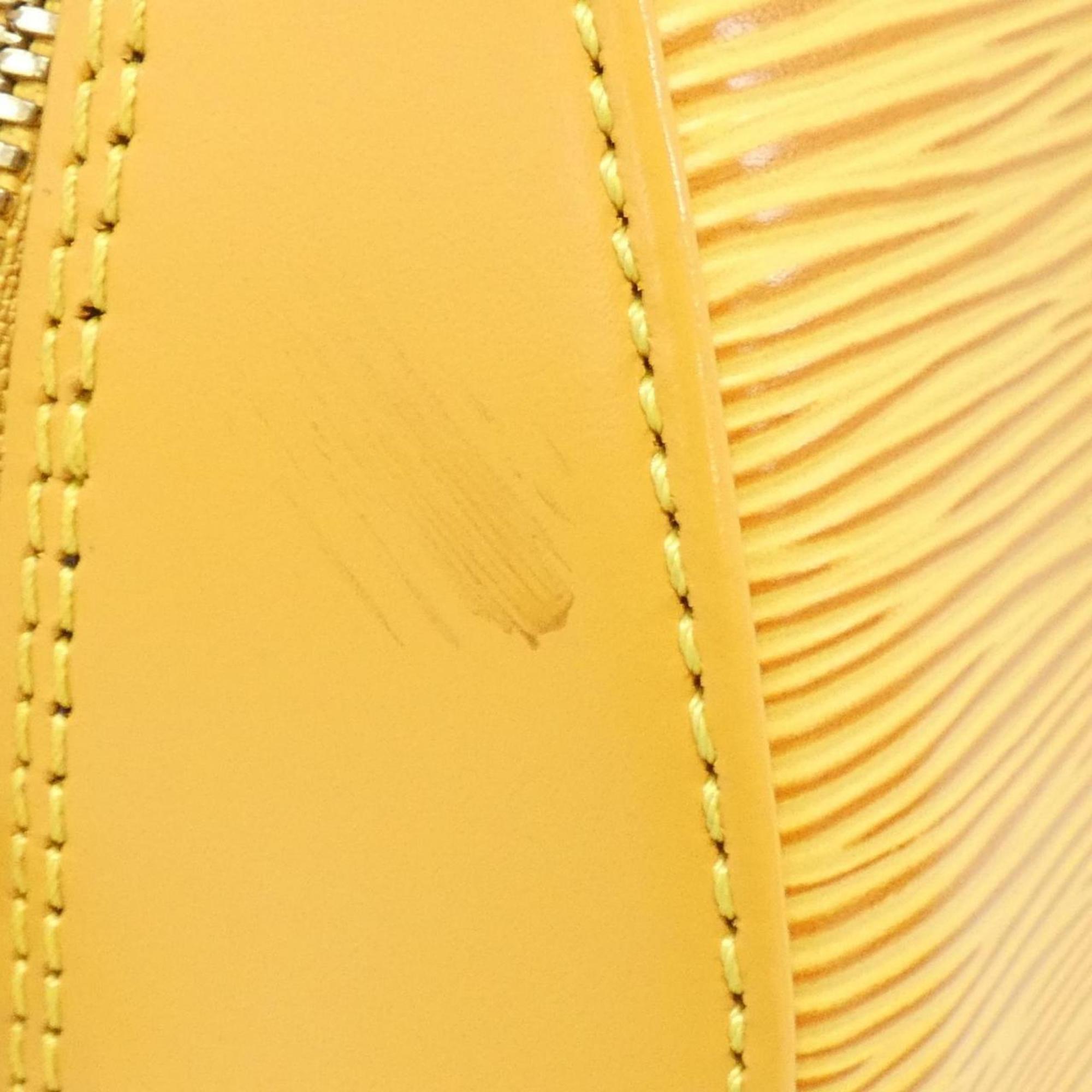 Louis Vuitton Yellow Leather Handbag (Pre-Owned)