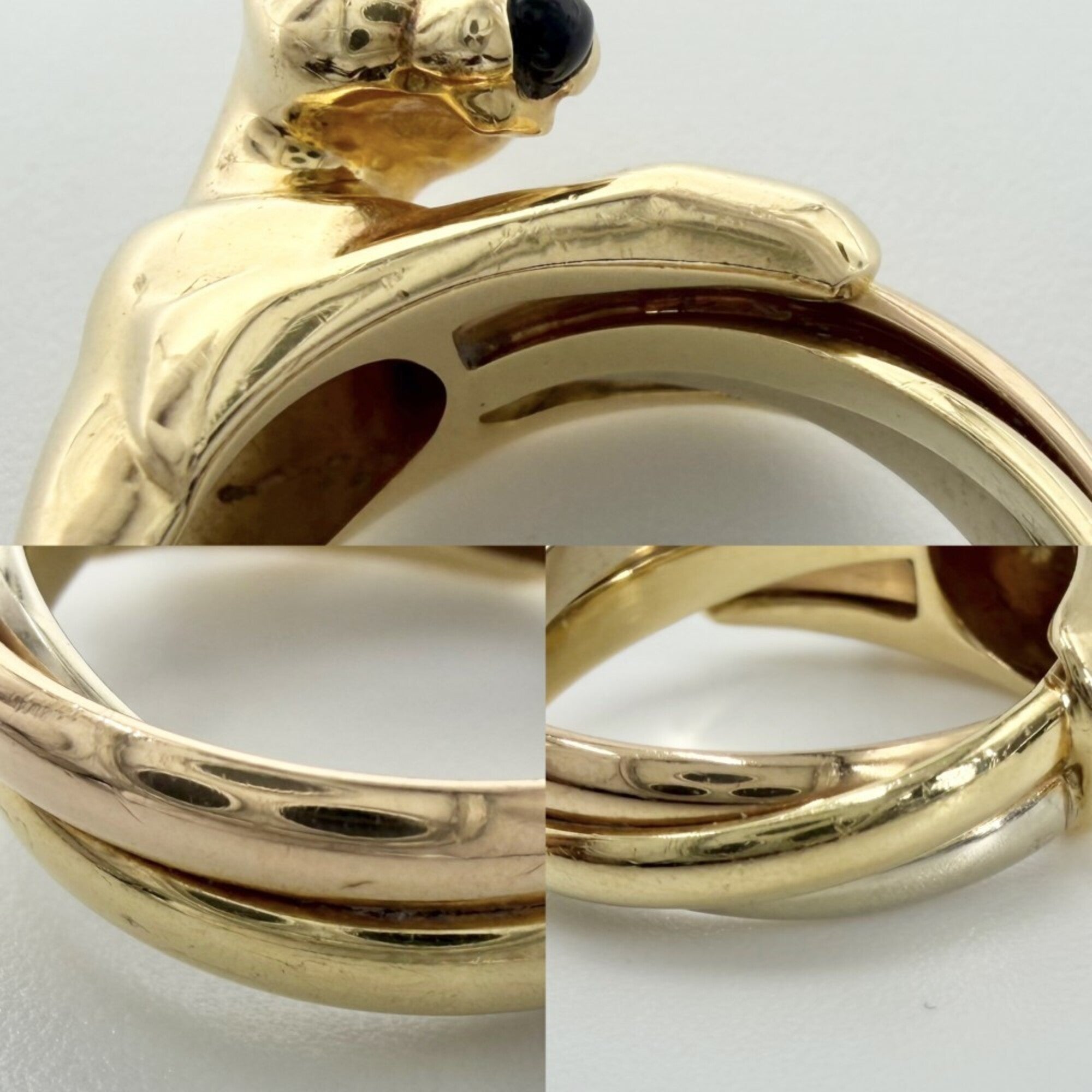 Cartier Yellow Gold (18K) Pink Gold (18K) White Gold (18K) Band Ring (Pre-Owned)