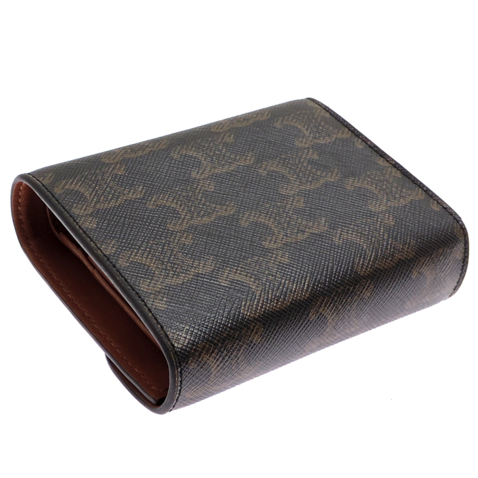 Celine Brown Coated Canvas Wallet (Tri-Fold) (Pre-Owned)