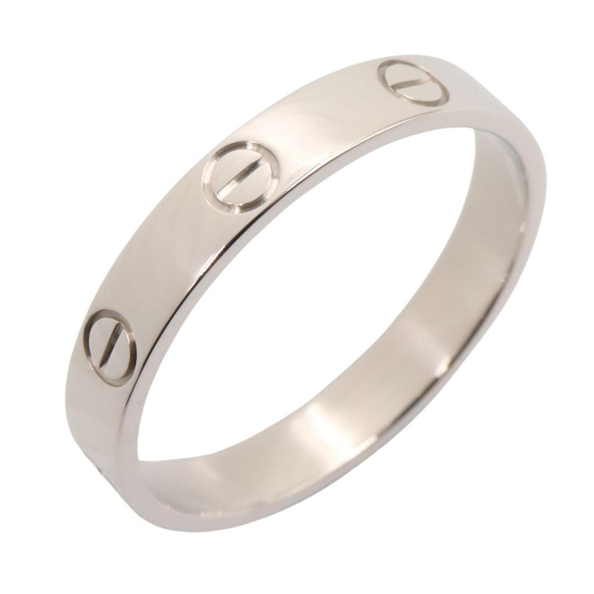 Cartier Silver White Gold (18K) Band Ring (Pre-Owned)