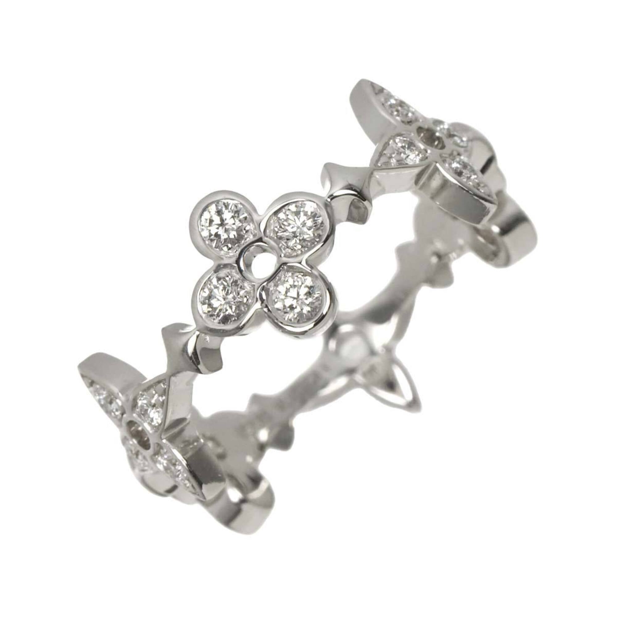 Louis Vuitton White Gold (18K) Band Ring (Pre-Owned)