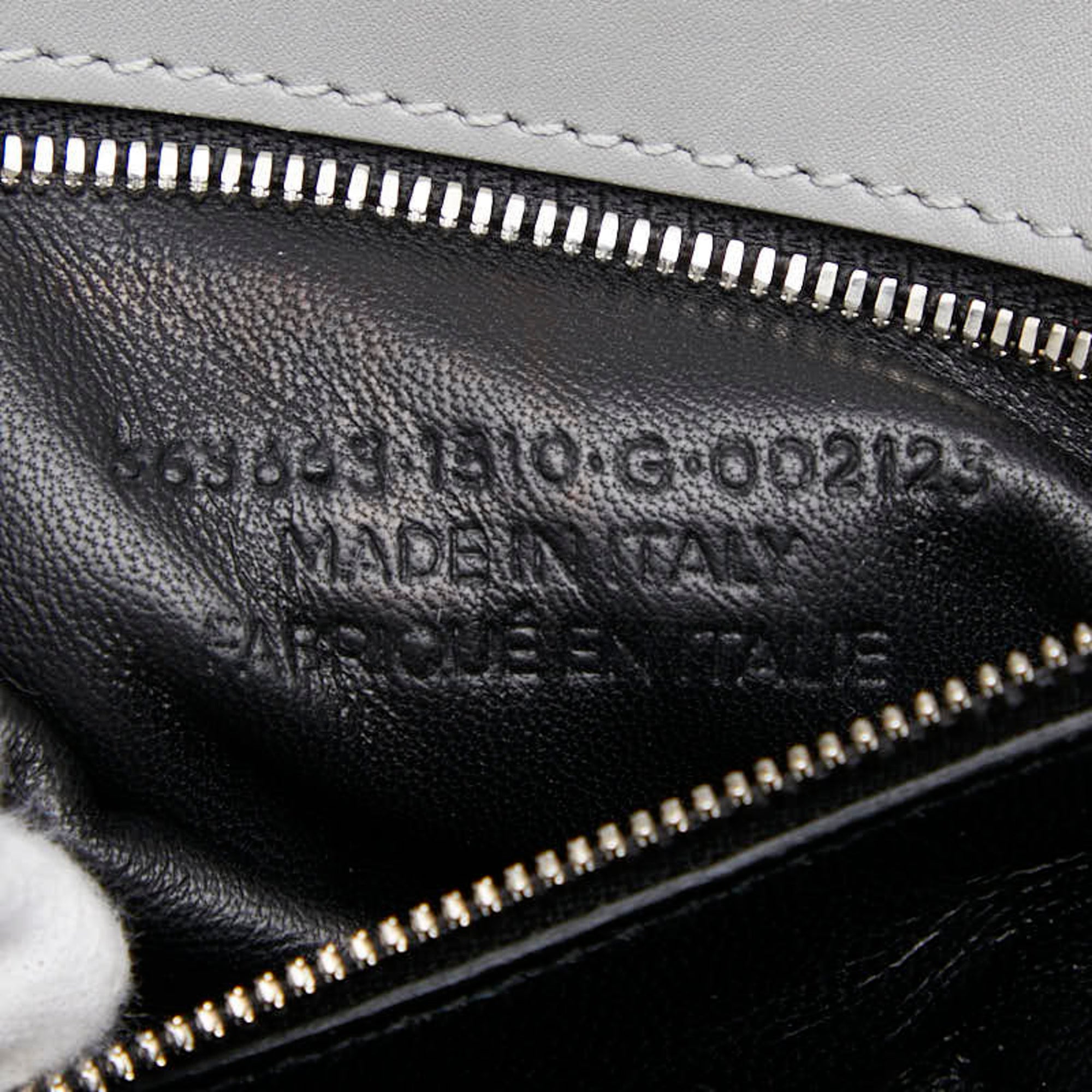 Balenciaga Gray Metal Leather Handbag Tote Bag (Pre-Owned)