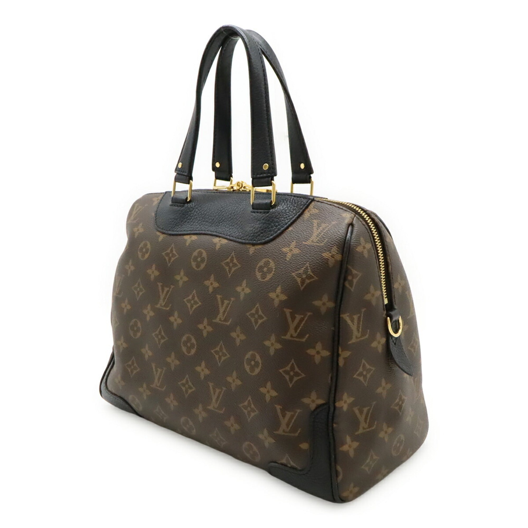 Louis Vuitton Black Brown Monogram Noir Monogram Pvc Leather Handbag Tote Bag (Pre-Owned)