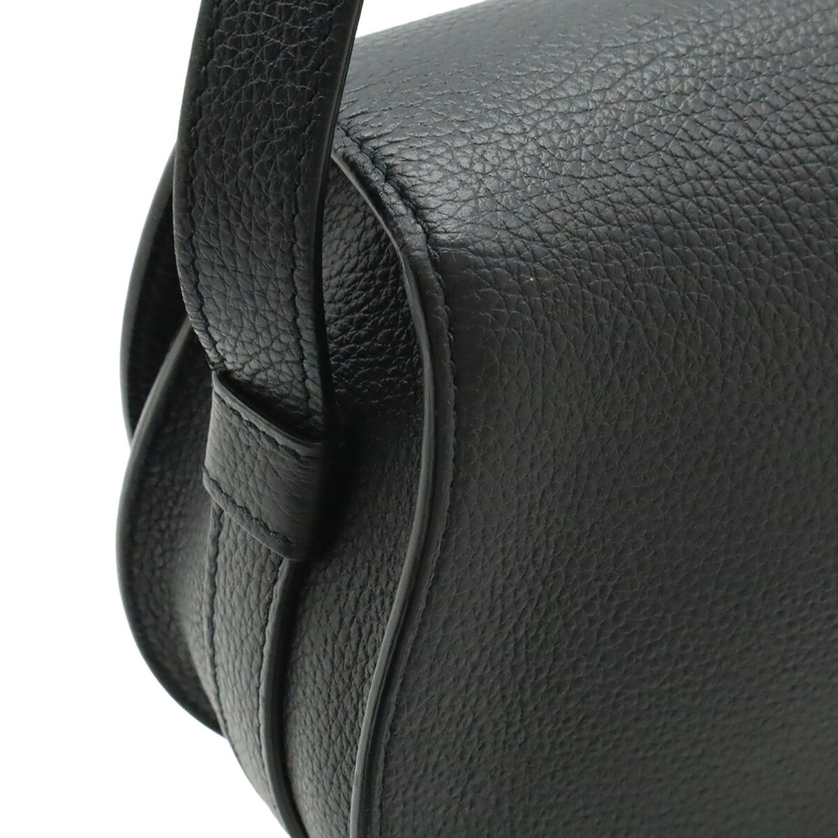 Chloé Black Leather Pochette Shoulder Bag (Pre-Owned)
