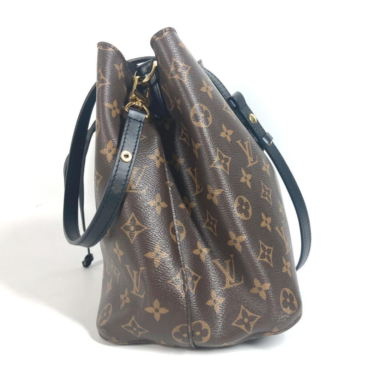 Louis Vuitton Black Brown Noir Monogram Shoulder Bag (Pre-Owned)