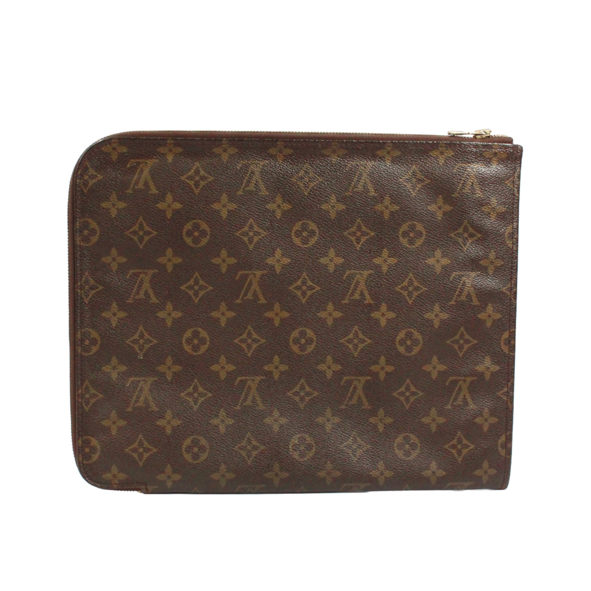 Louis Vuitton Brown Monogram Monogram Clutch Bag (Pre-Owned)