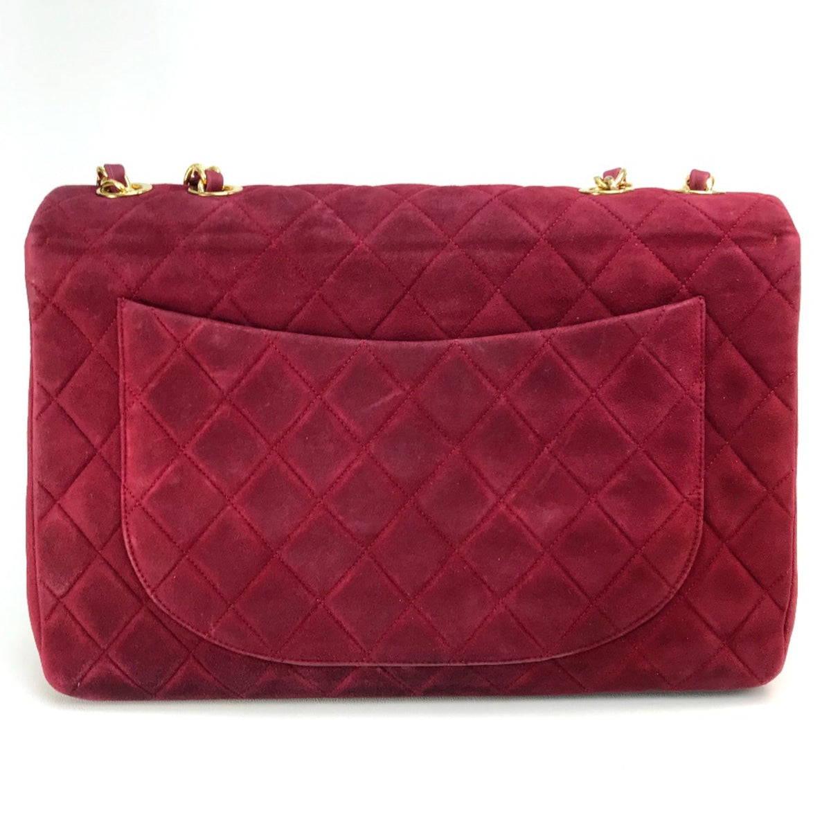 Chanel Red Leather Shoulder Bag (Pre-Owned)