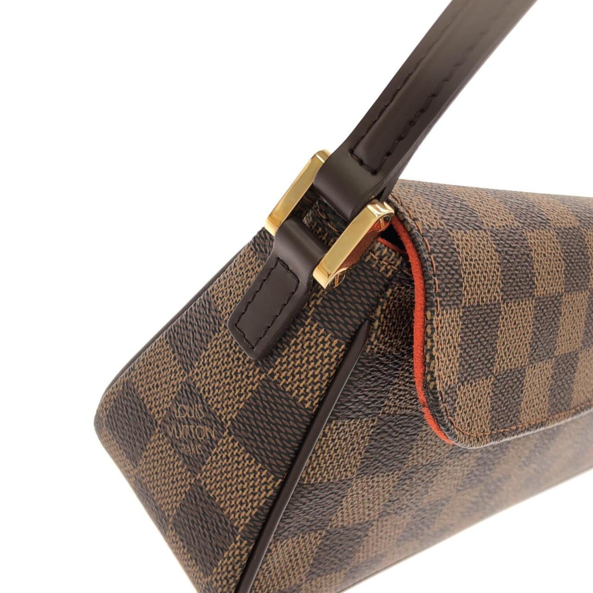 Louis Vuitton Ebene Coated Canvas Shoulder Bag (Pre-Owned)