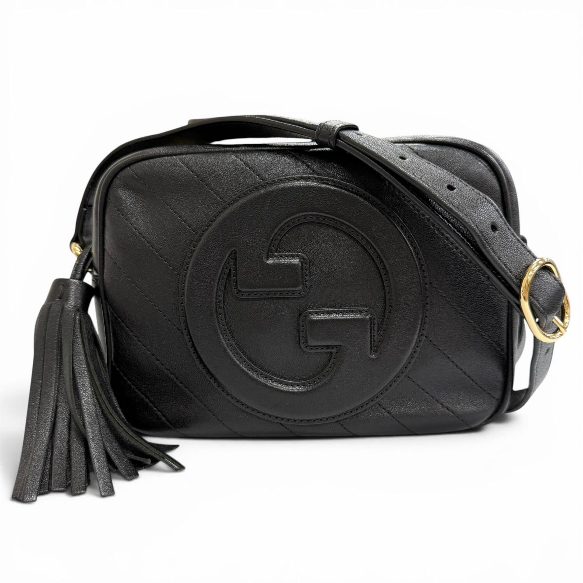 Gucci Black Leather Shoulder Bag (Pre-Owned)