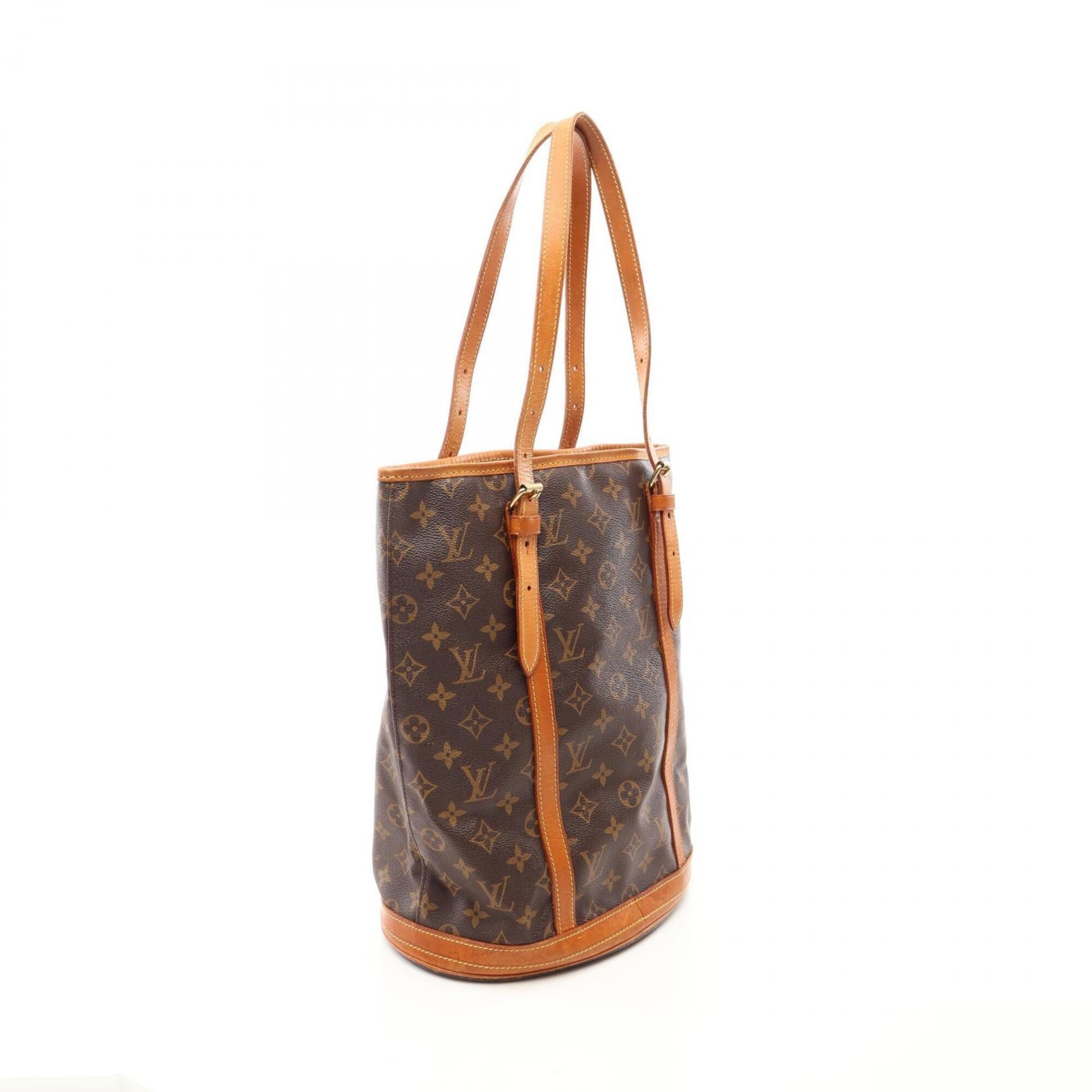 Louis Vuitton Monogram Brown Coated Canvas Leather Shoulder Bag (Pre-Owned)