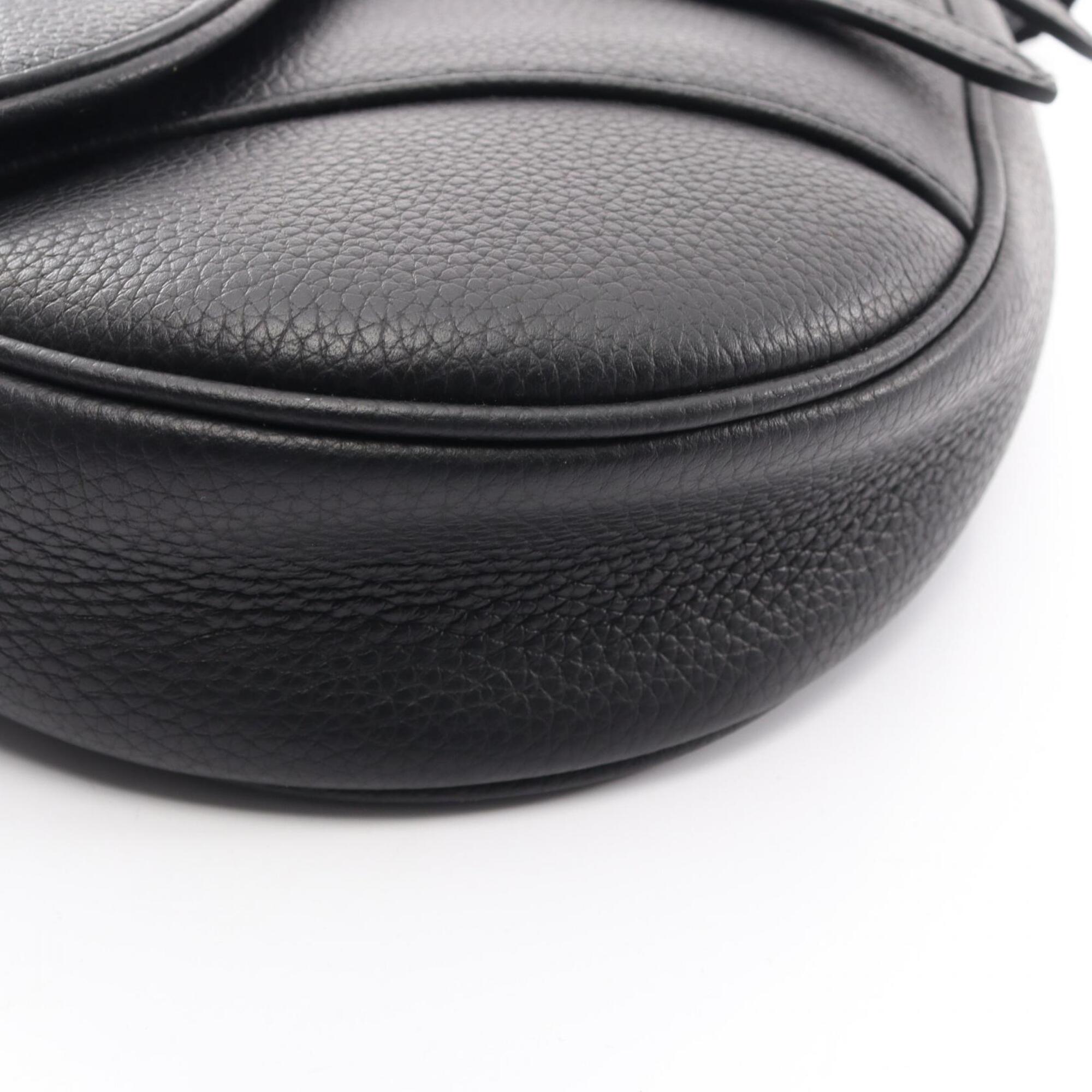 Christian Dior Black Leather Fanny Pack Sling Bag (Pre-Owned)