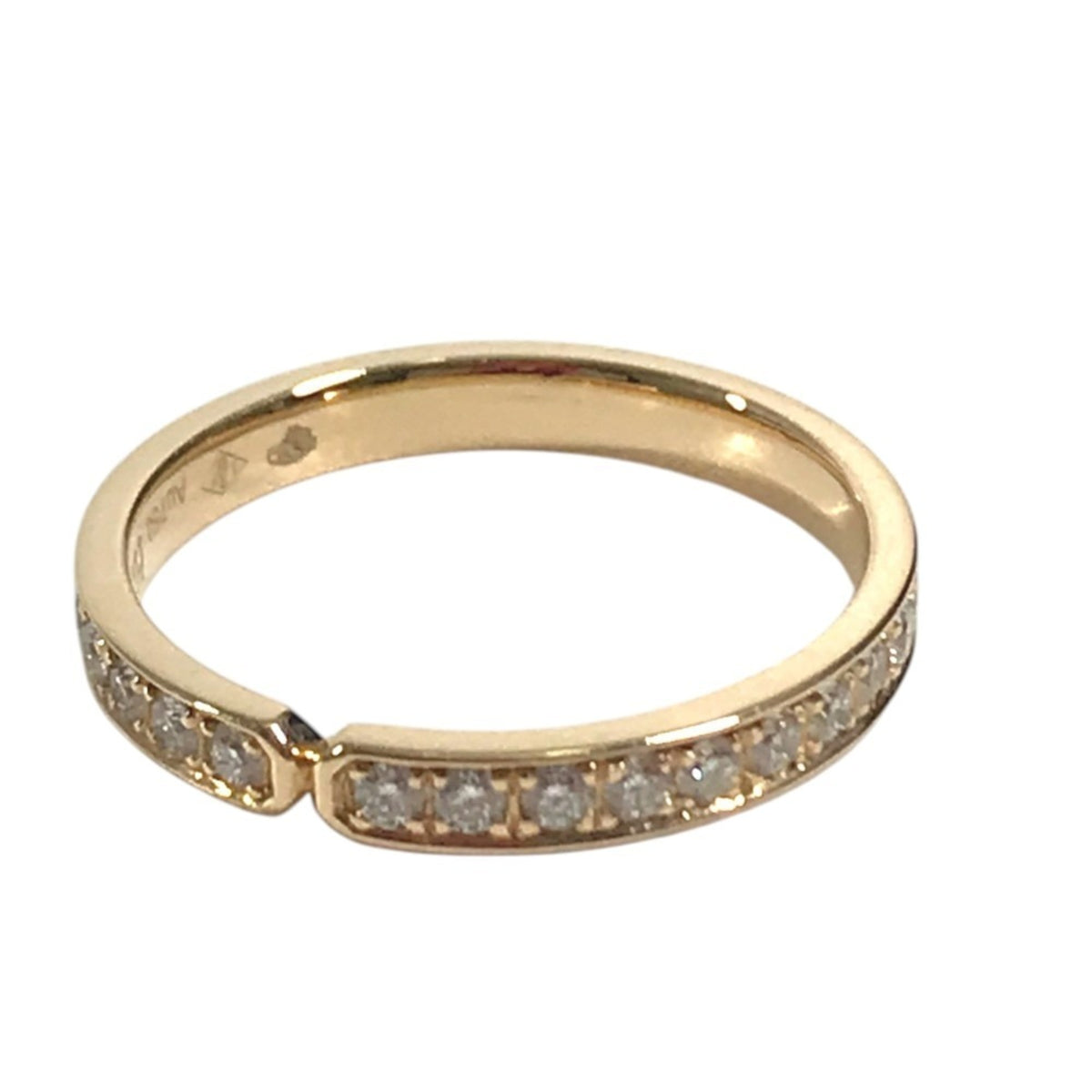 Hermes Pink Gold Pink Gold (18K) Band Ring (Pre-Owned)