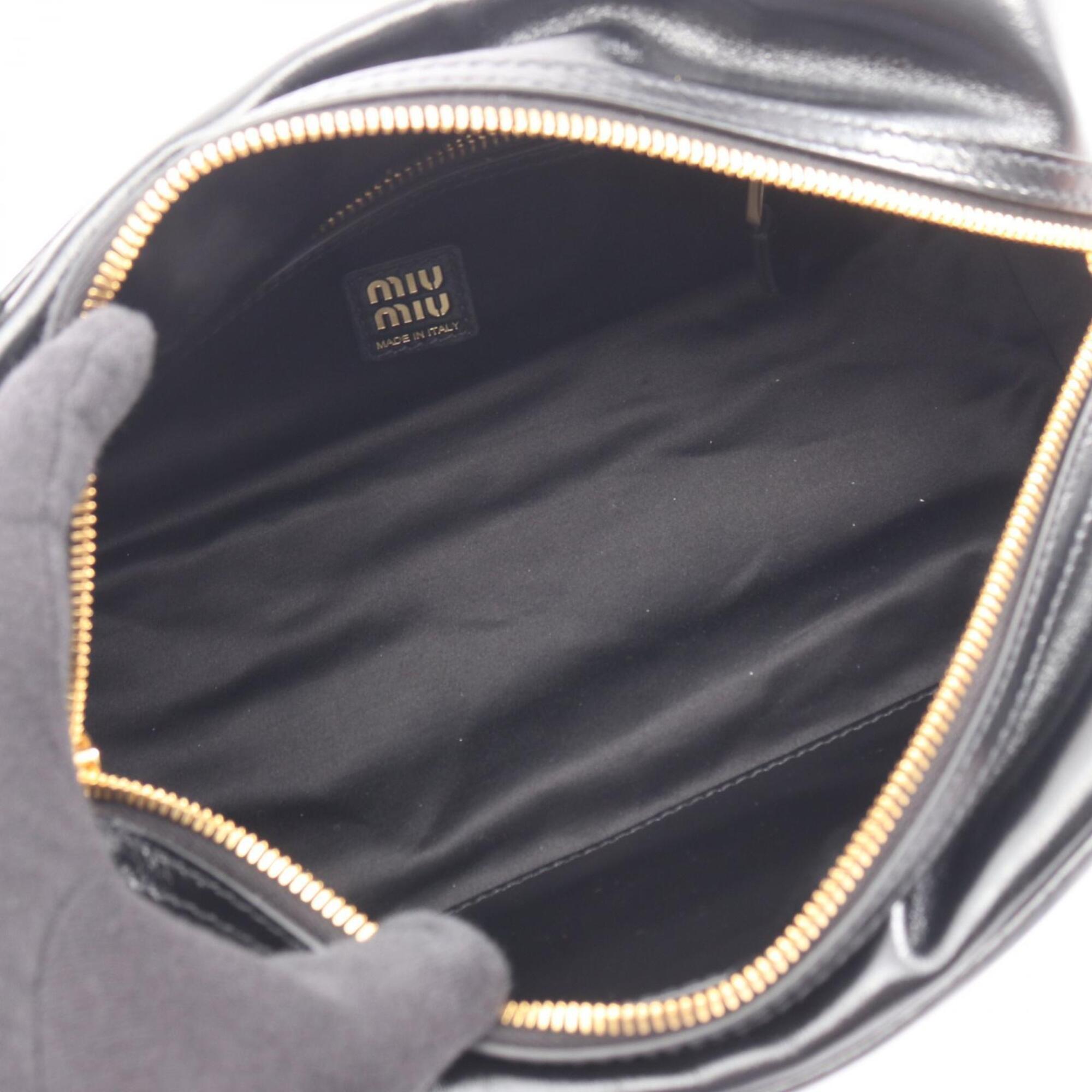 Miu Miu Black Leather Handbag (Pre-Owned)