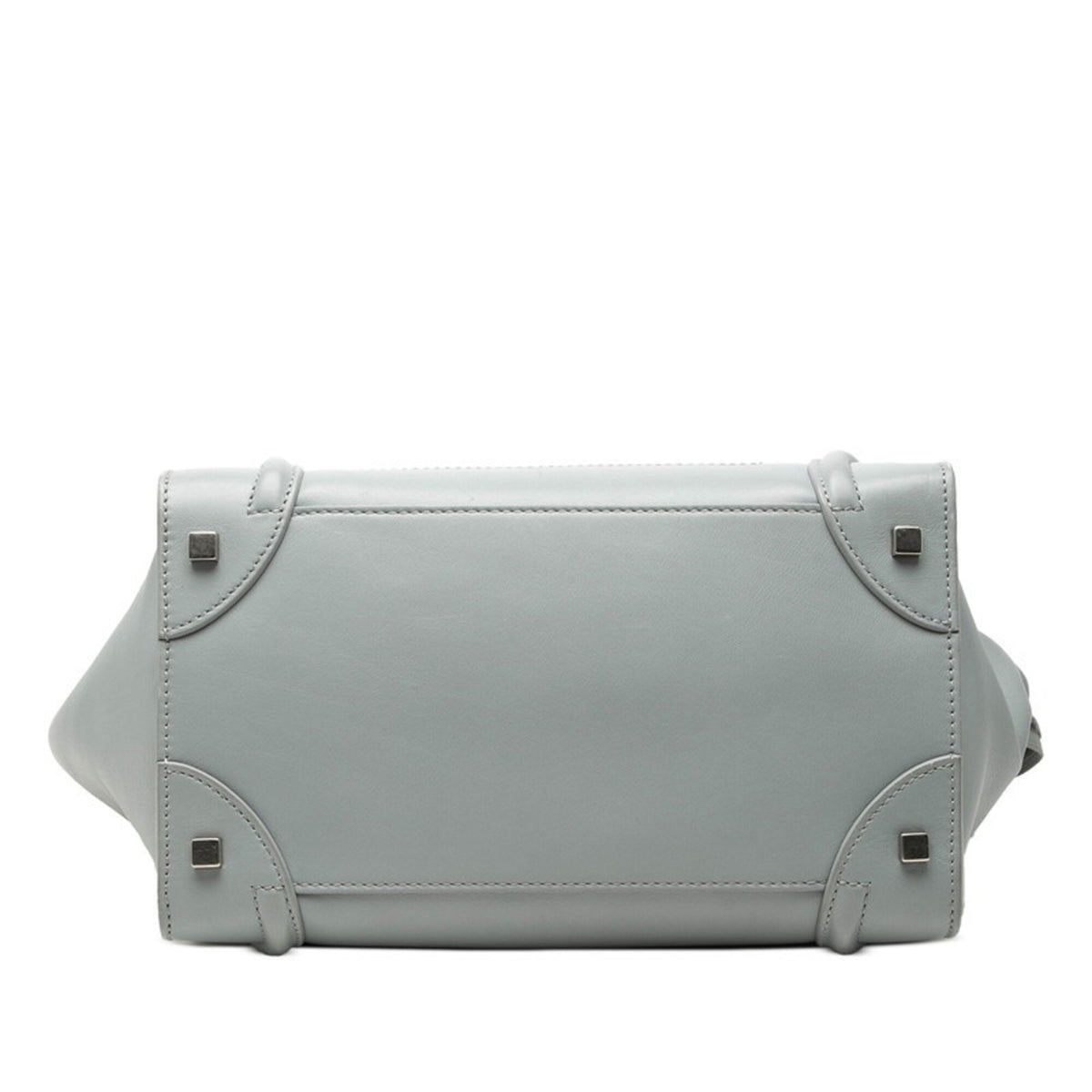 Celine Gray Leather Handbag Tote Bag (Pre-Owned)