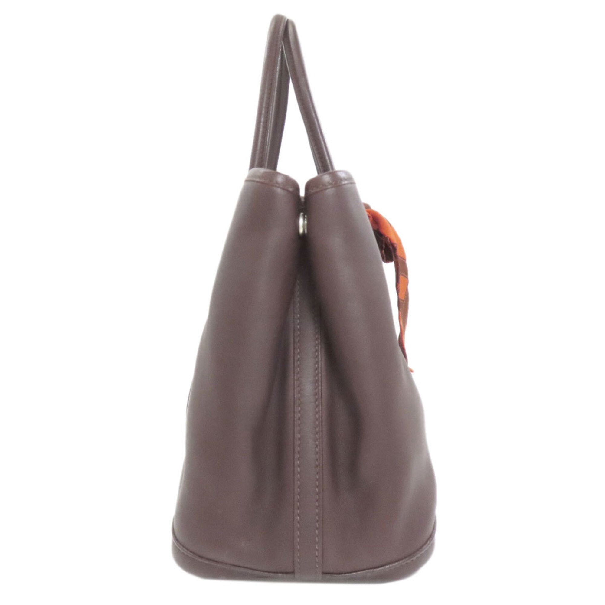 Hermes Garden Havane Swift Leather Handbag (Pre-Owned)