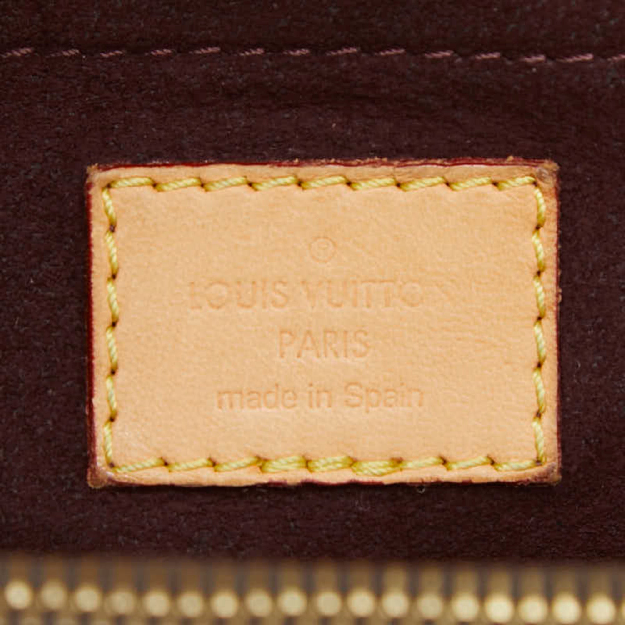 Louis Vuitton Brown Pvc Leather Handbag Shoulder Bag (Pre-Owned)