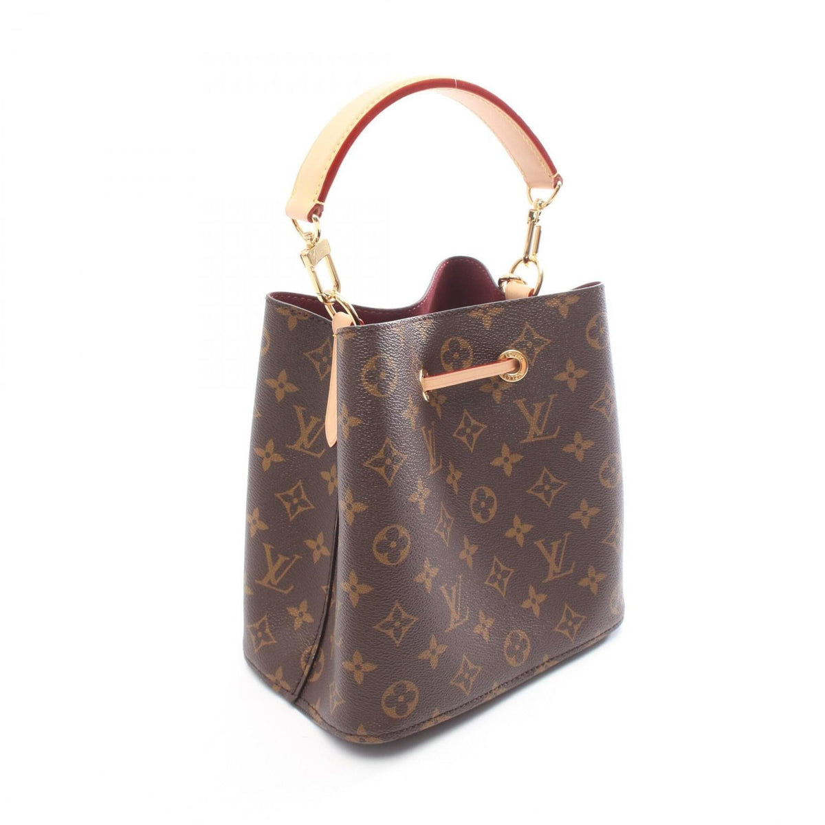 Louis Vuitton Brown Coated Canvas Leather Handbag (Pre-Owned)