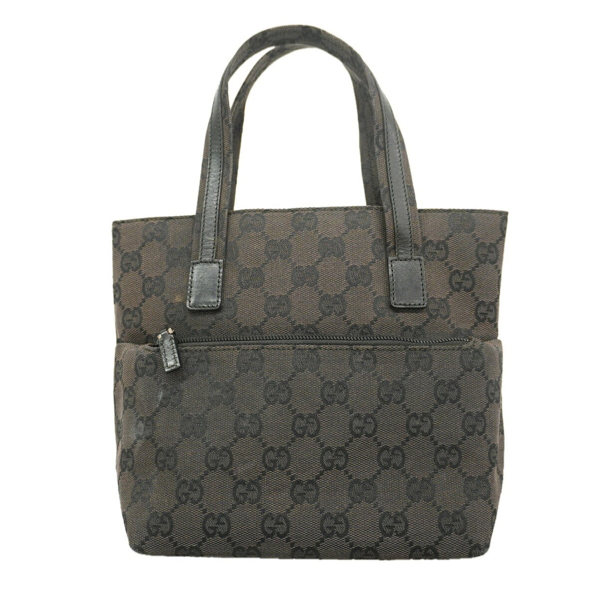 Gucci Black Canvas Handbag (Pre-Owned)