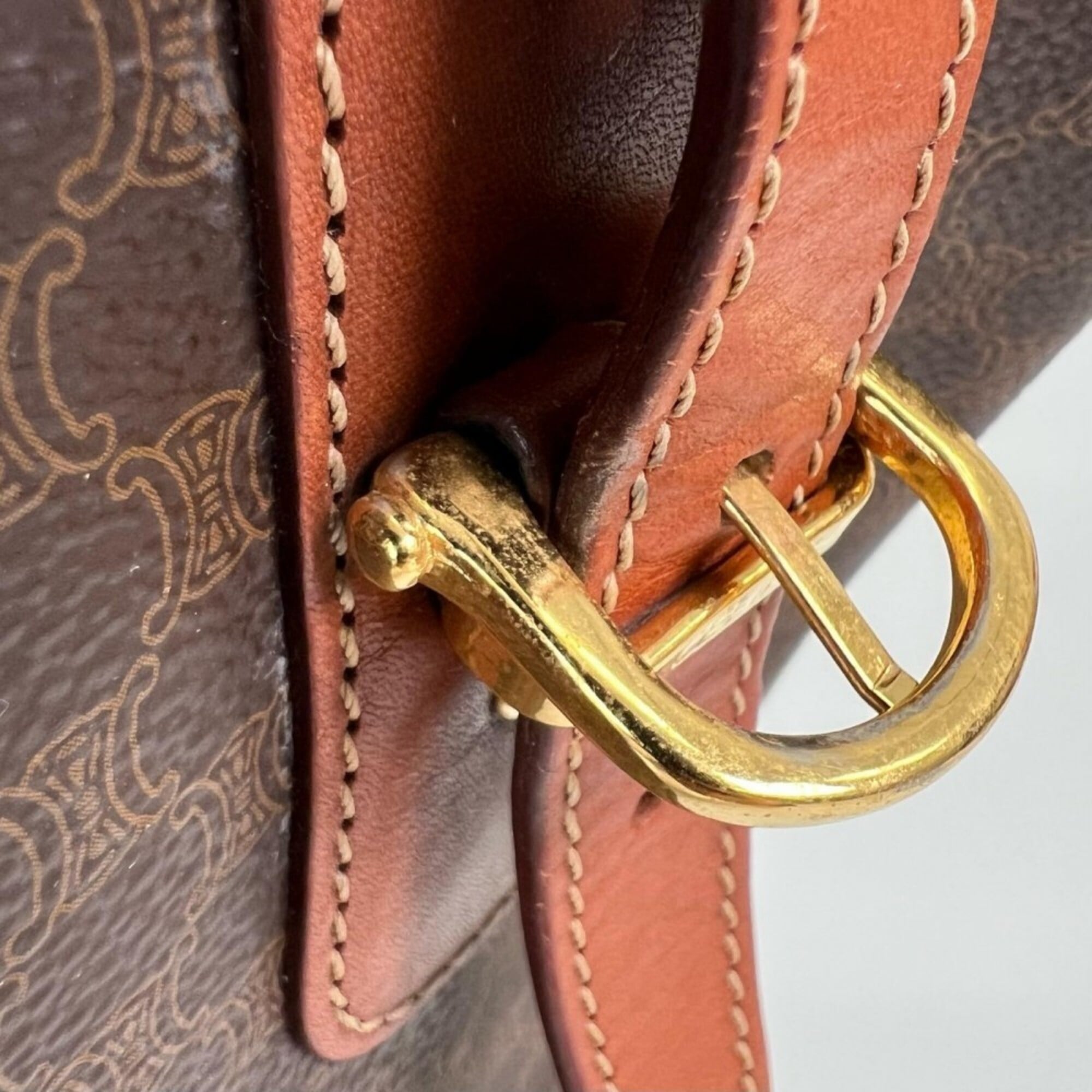 Celine Brown Leather Tote Bag (Pre-Owned)