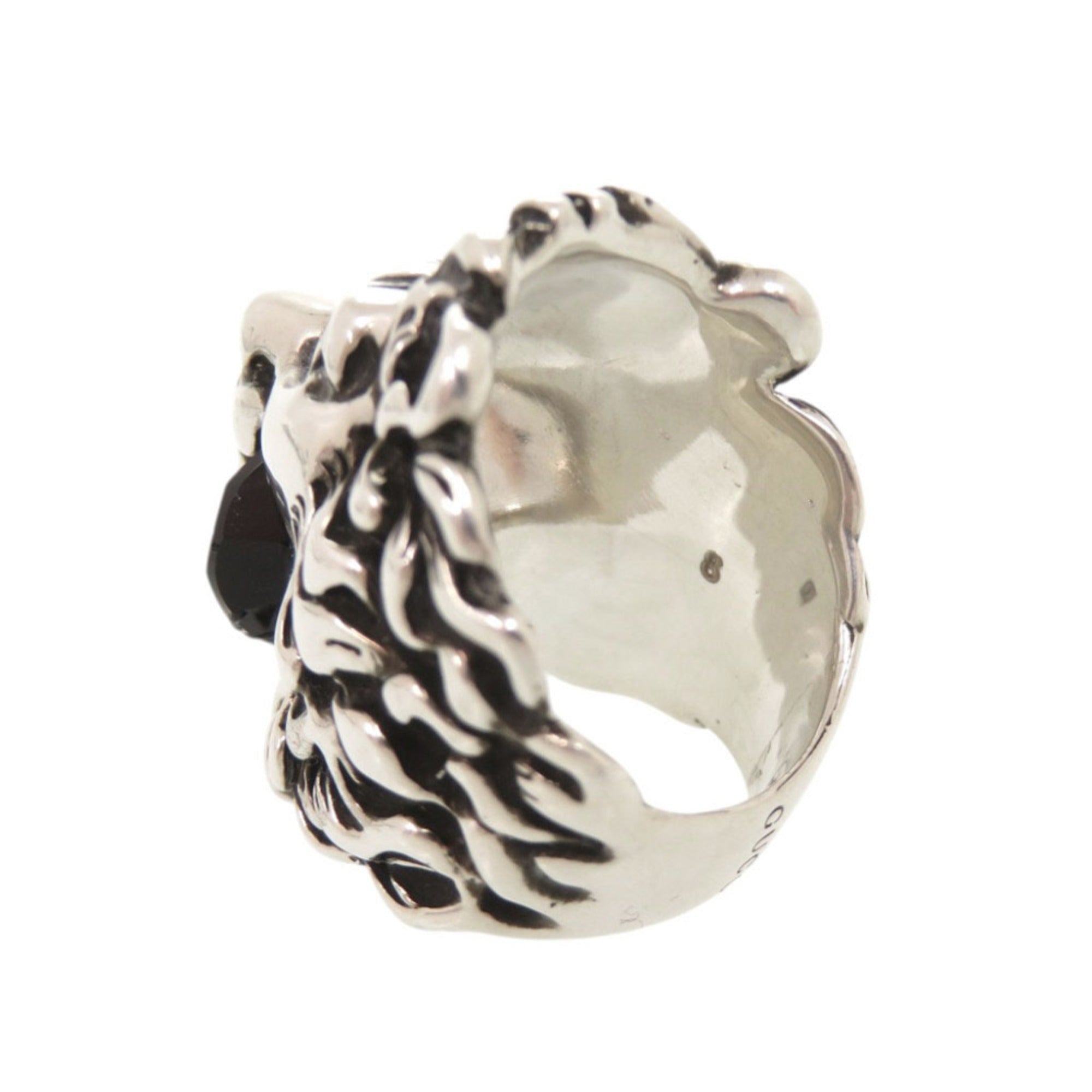 Gucci Silver Metal Band Ring (Pre-Owned)